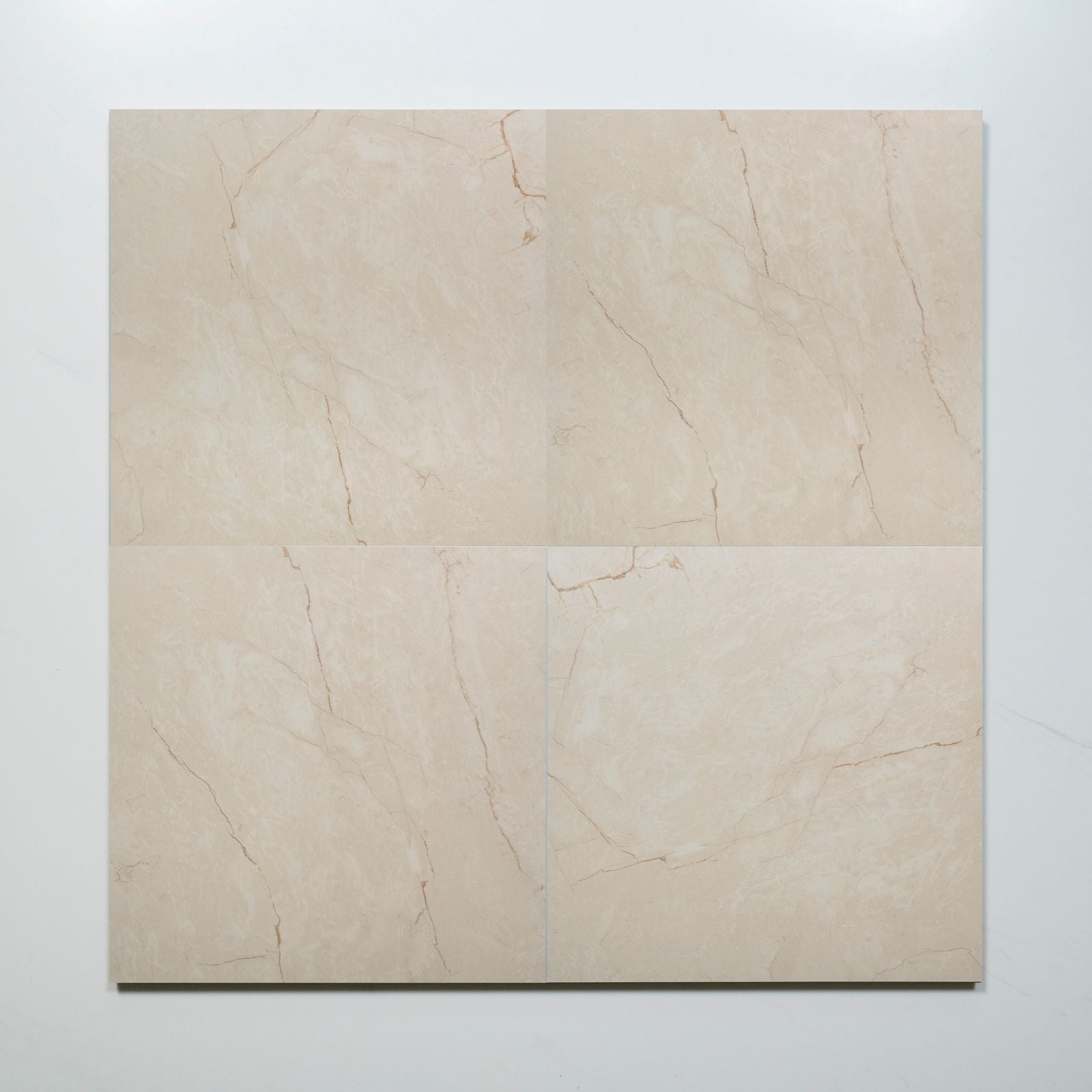 faces Sereno Ivory Marble Grain Honed Porcelain Tile 600 x 600mm SEGAVH1 - The Blue Space