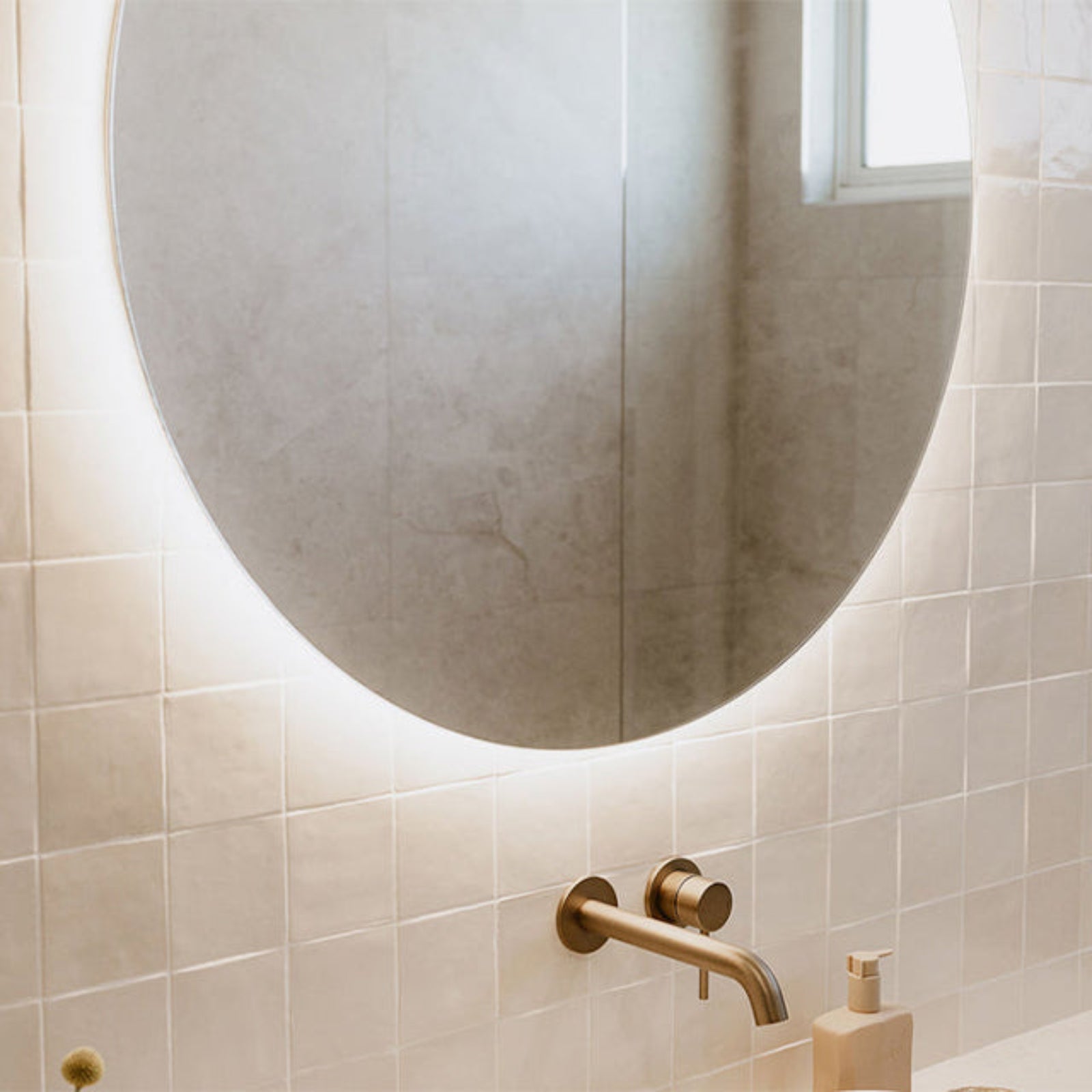 Snow White Ella Zellige Tile 100 x 100 x 10mm Spanish Ceramic | The Blue Space