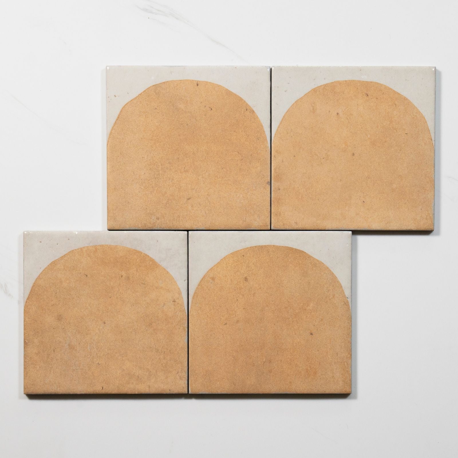 Pattern Soluna Arc Cotto Porcelain Tile 150 x 150mm ATLCOD - The Blue Space