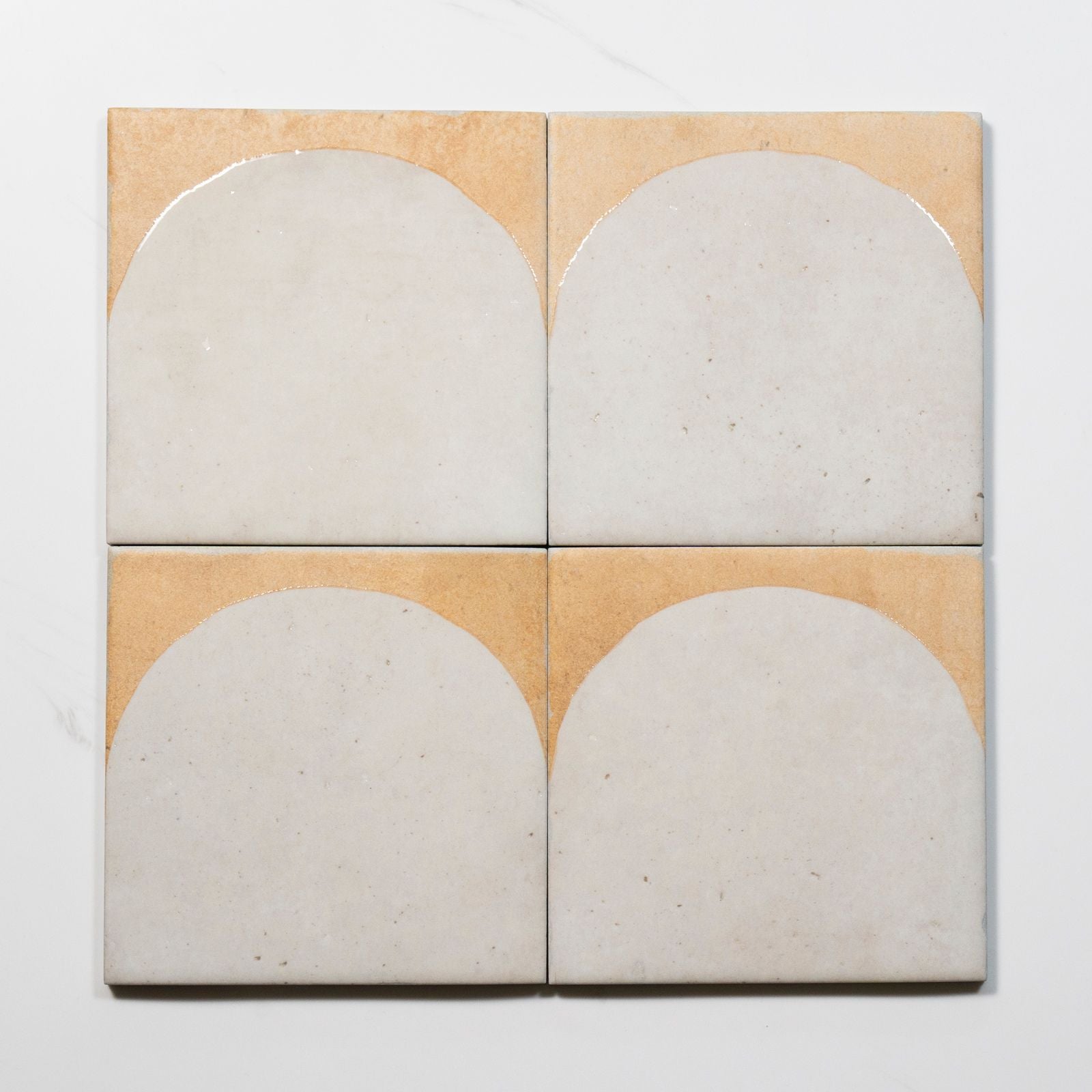 Pattern Lay No Hand Soluna Arc White Porcelain Tile 150 x 150mm ATLWHD - The Blue Space