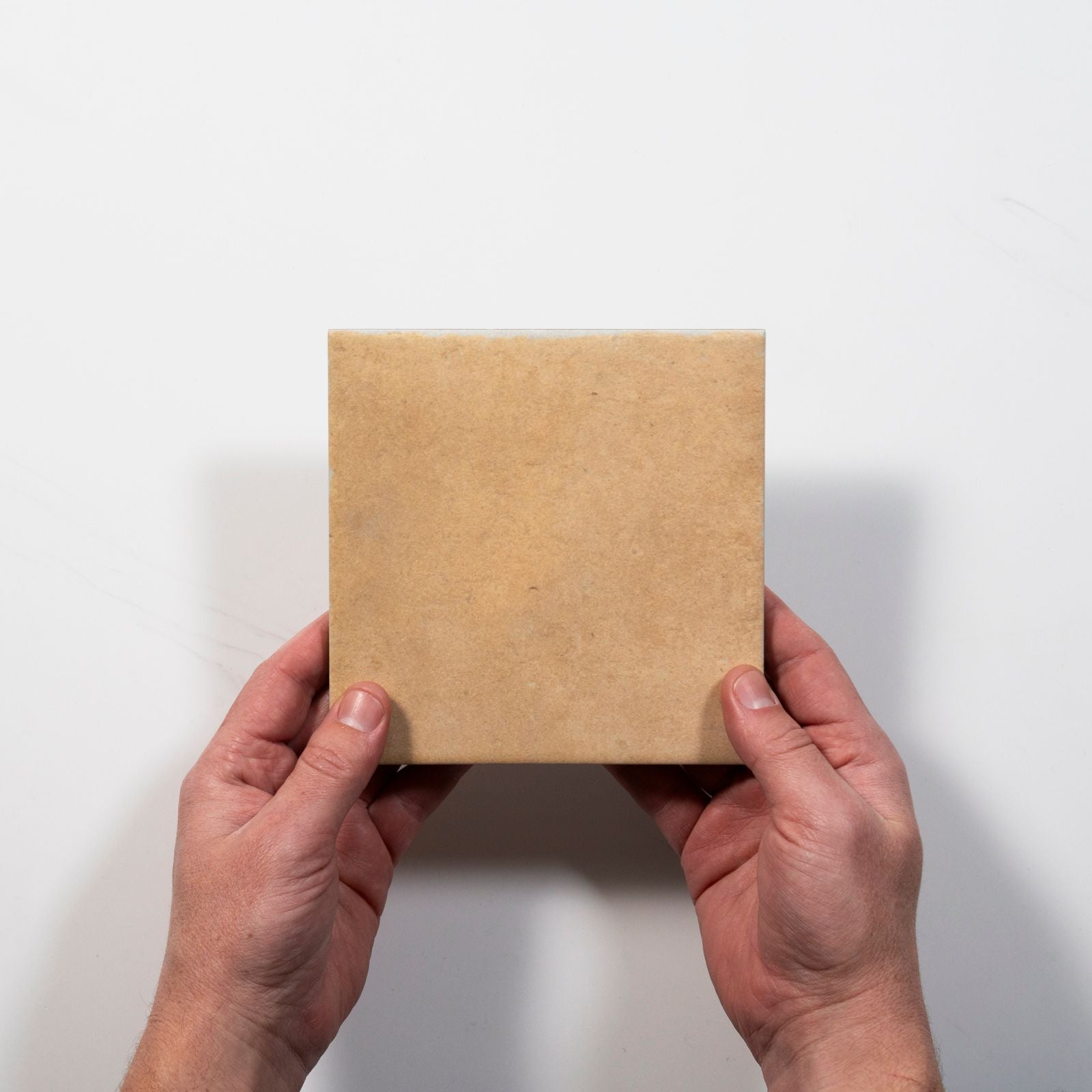 With Hand Soluna Cotto Matte Porcelain Tile 150 x 150mm ATLCOM - The Blue Space