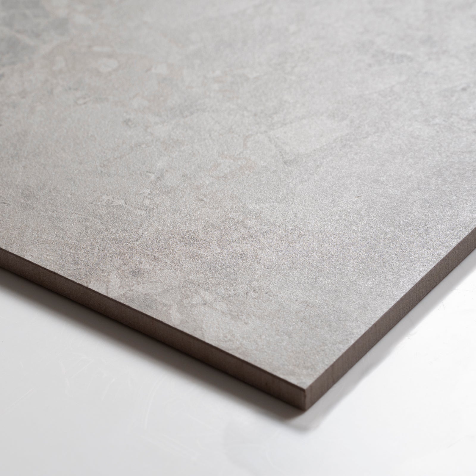 Oblique Southside Grey Terrazzo Matte Porcelain Tile P3 600mm x 600mm 6STUGYM - The Blue Space