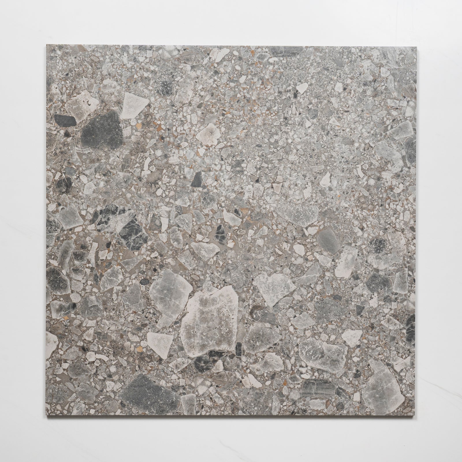 Single no Hand Southside Natural Terrazzo External Porcelain Tile P5 600mm x 600mm 6STUNAX - The Blue Space