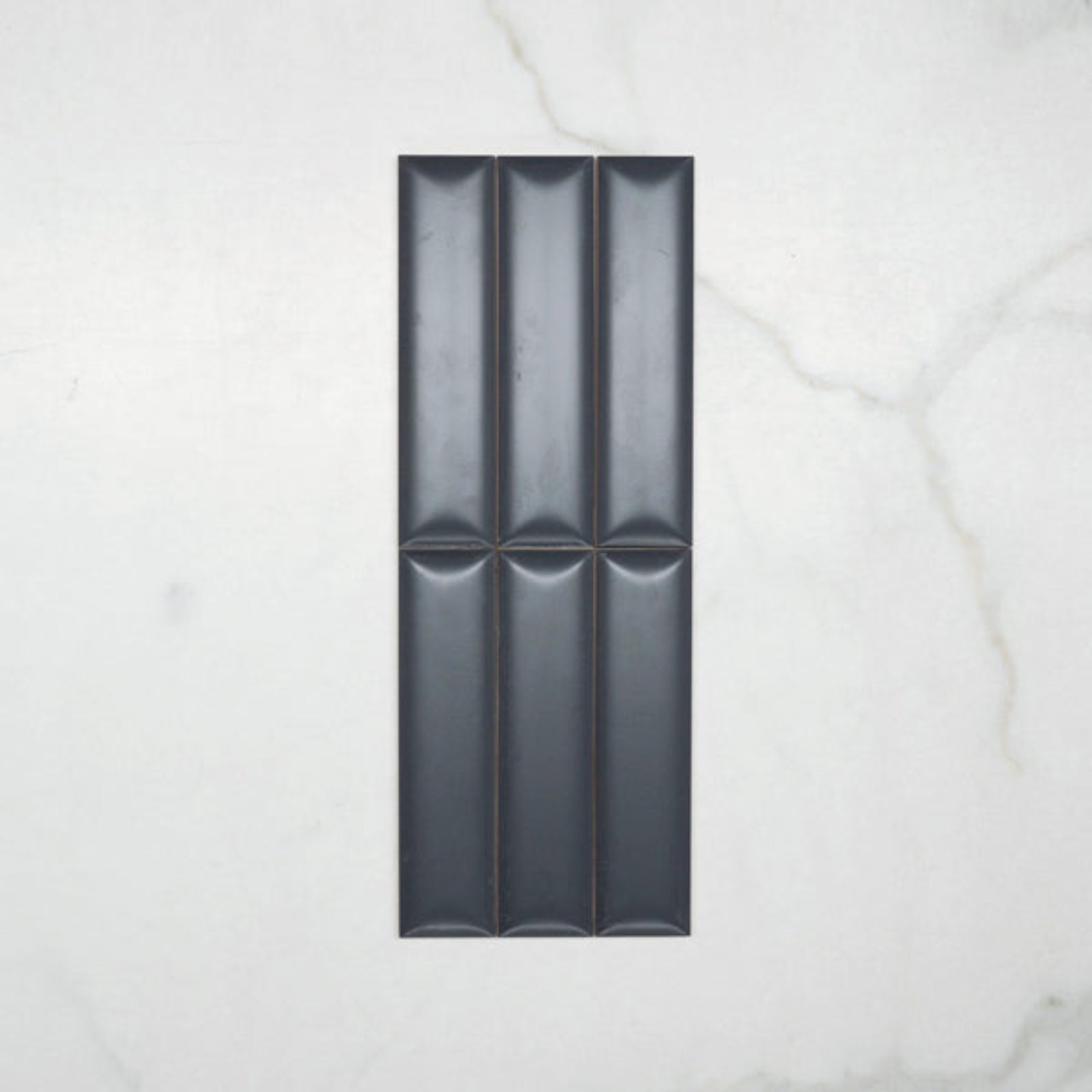 Pattern No Hand Sunset Iron Grey Satin Dune Ceramic Tile 50x200mm PEQGYD520 - The Blue Space