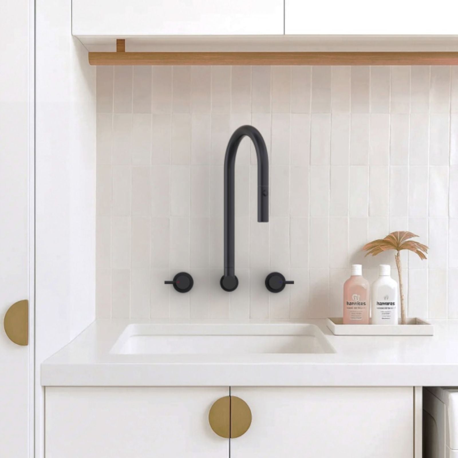 Lifestyle 1 Suprema Wall Top Assembly - Matt Black SUP800WTA_MB - The Blue Space