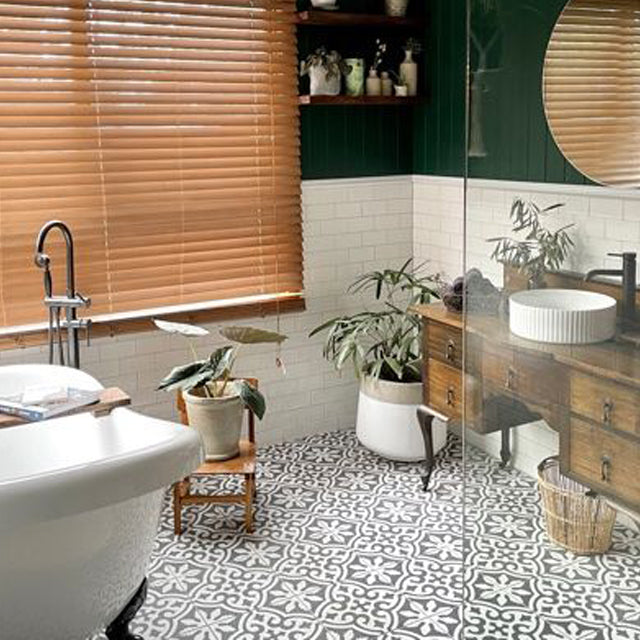 Tamarama Black Matt P3 Cushioned Edge Porcelain Tile 300x300mm | The Blue Space