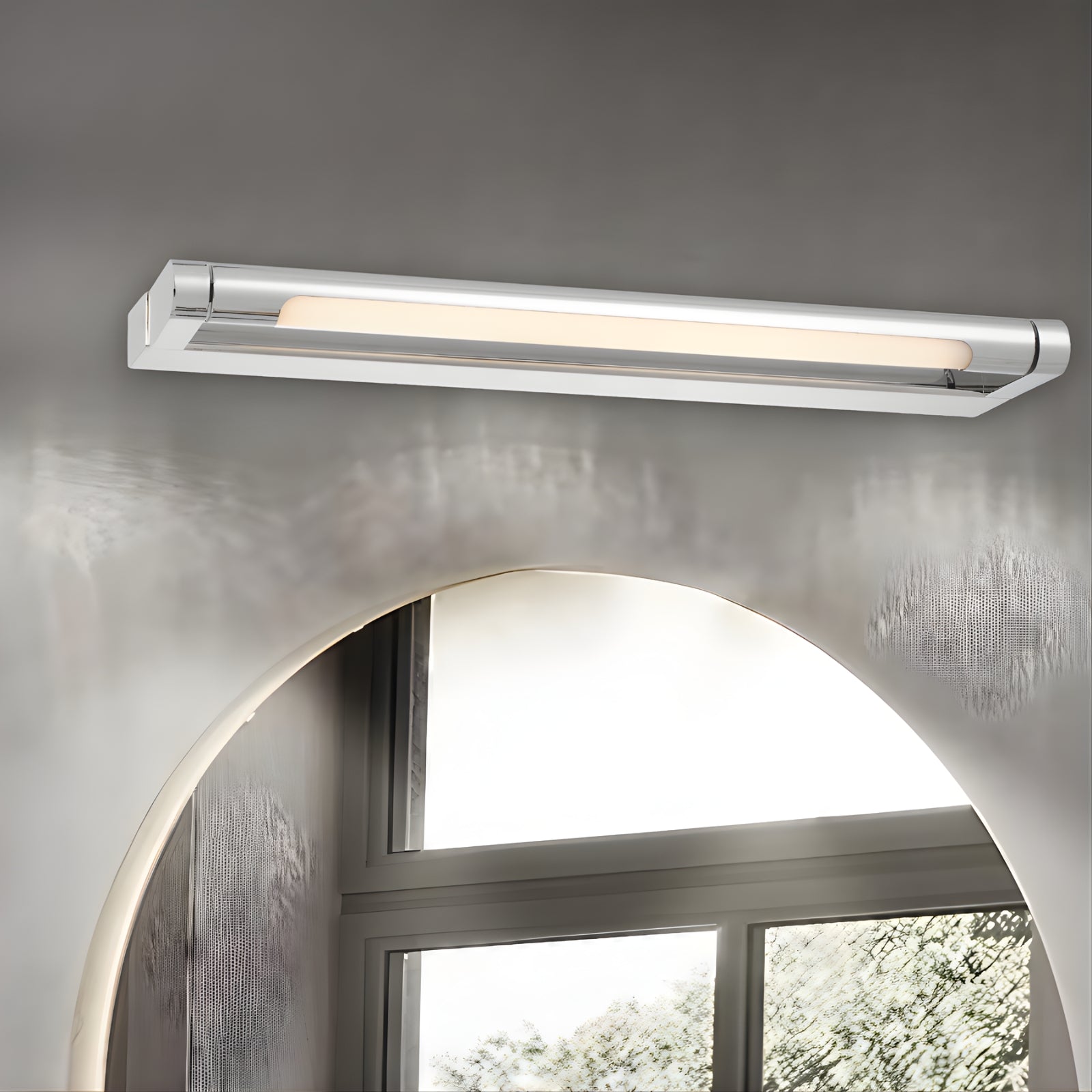 Lifestyle Telbix Arvin 40 Vanity Wall Light Chrome ARVINWB40-CH3C - The Blue Space