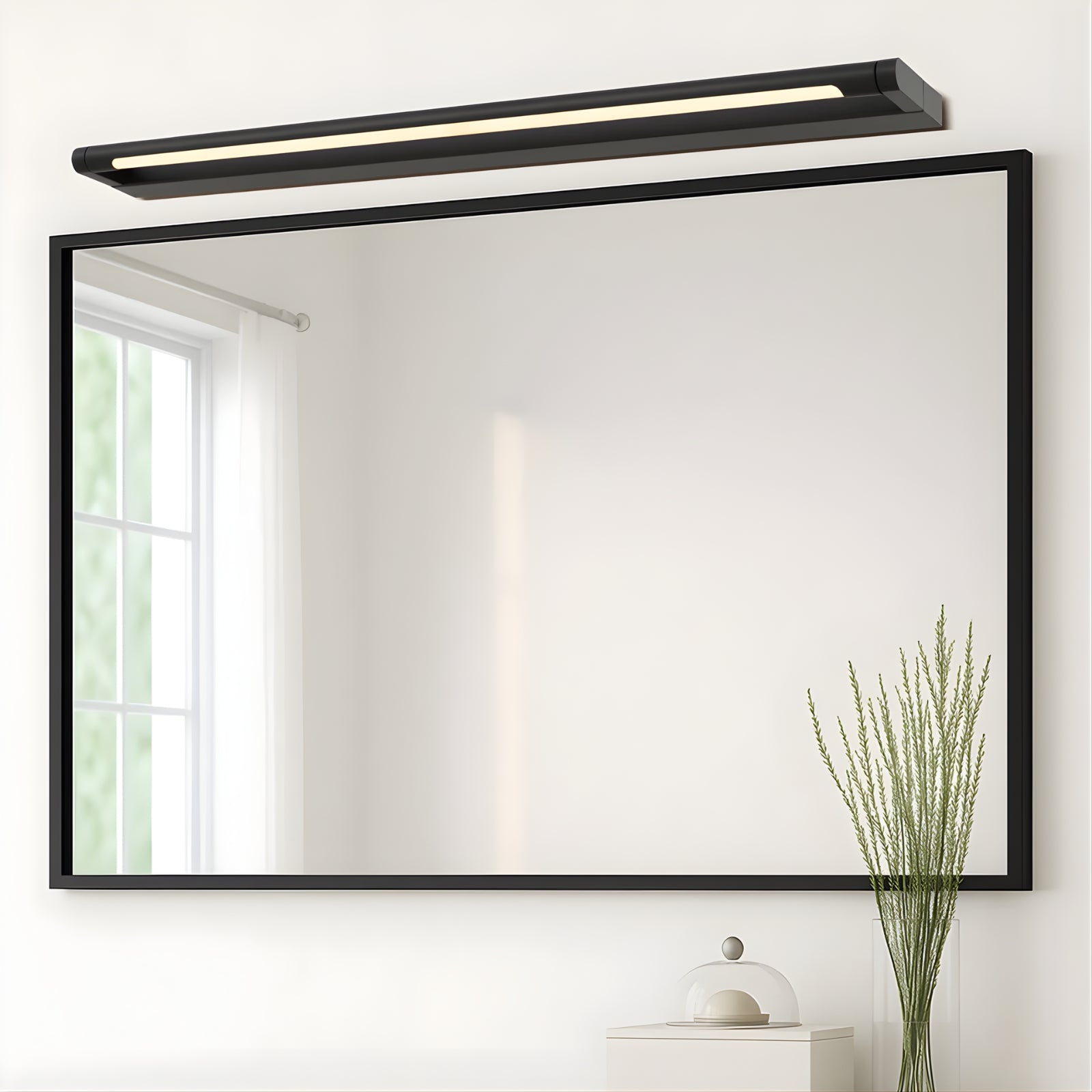 Lifestyle Telbix Arvin 80 Vanity Wall Light Black ARVINWB80-BK3C - The Blue Space