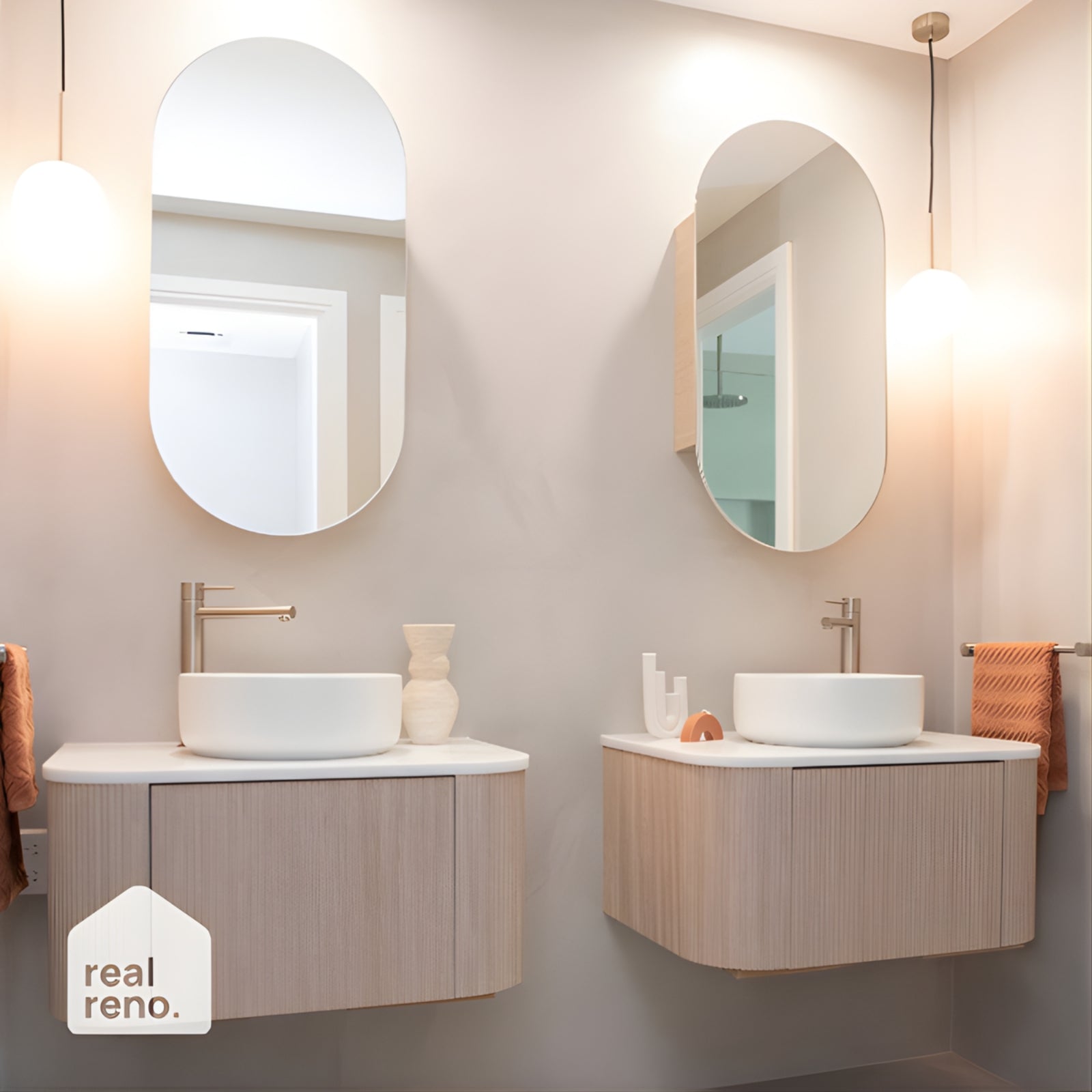 Bathroom Telbix Bally E27 30cm Pendant Antique Gold BALLYPE12-AGOM - The Blue Space