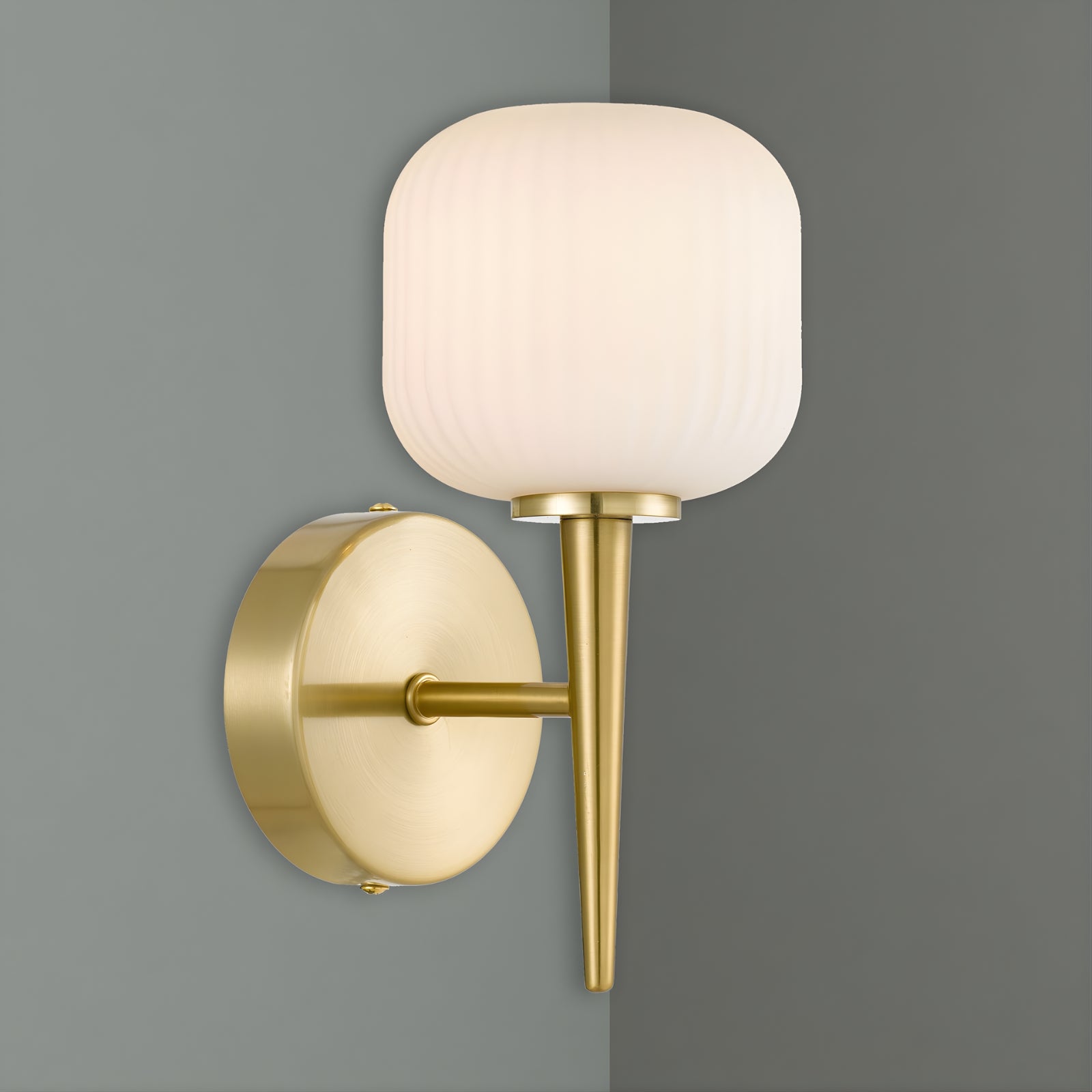 Wall Telbix Bobo 1 Wall Light Antique Gold BOBOWB1-AGOM - The Blue Space
