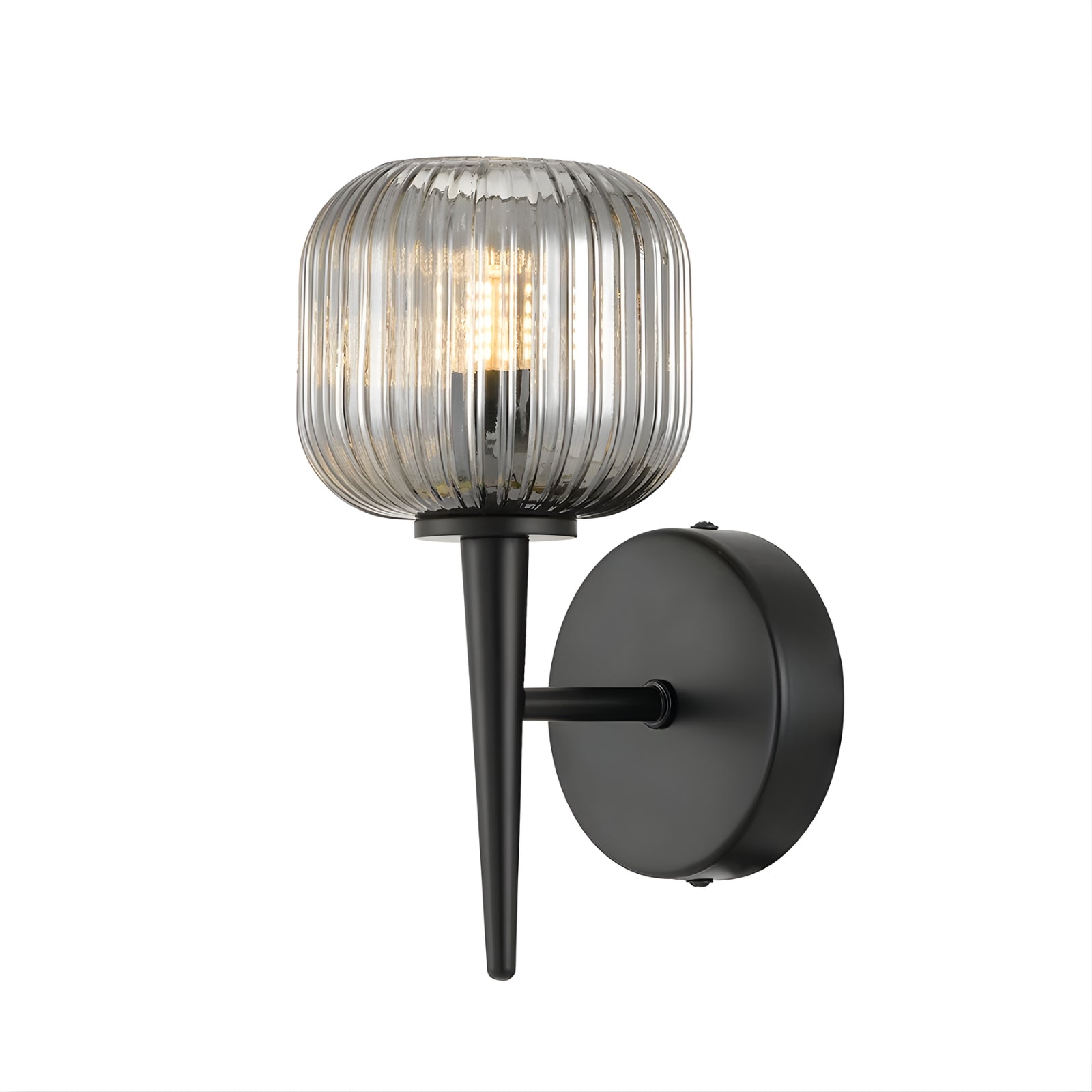 Telbix Bobo 1 Wall Light Black BOBOWB1-BKSM - The Blue Space
