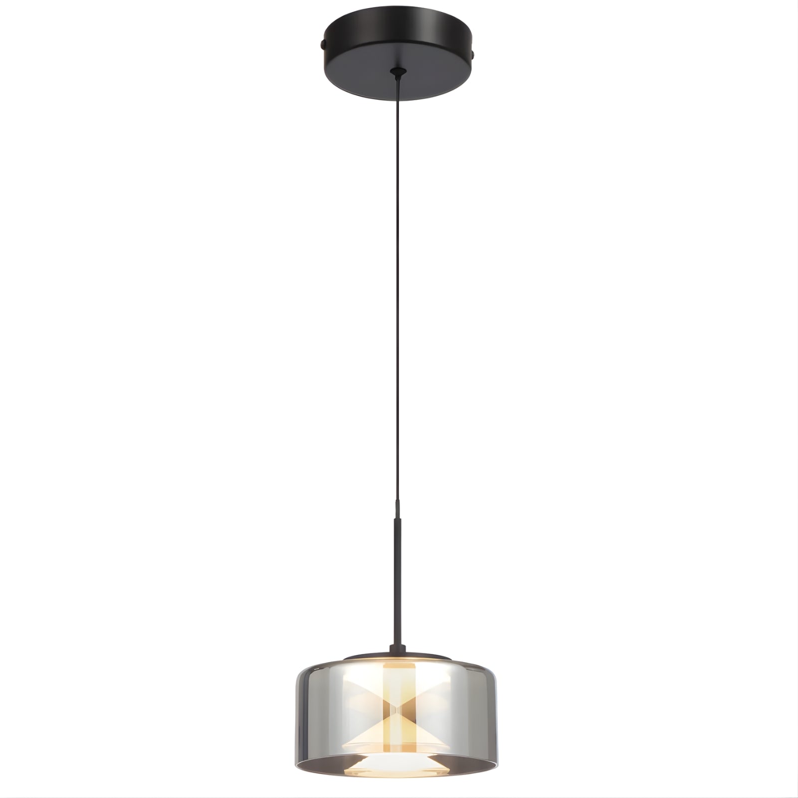 Telbix Cedro 1 Pendant Light Black CEDROPE1-BK - The Blue Space