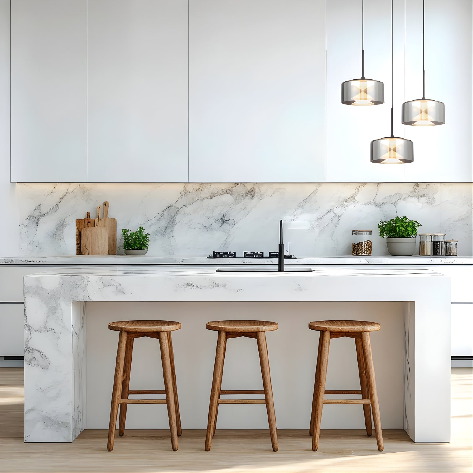 Lifestyle Telbix Cedro 1 Pendant Light Black CEDROPE1-BK - The Blue Space
