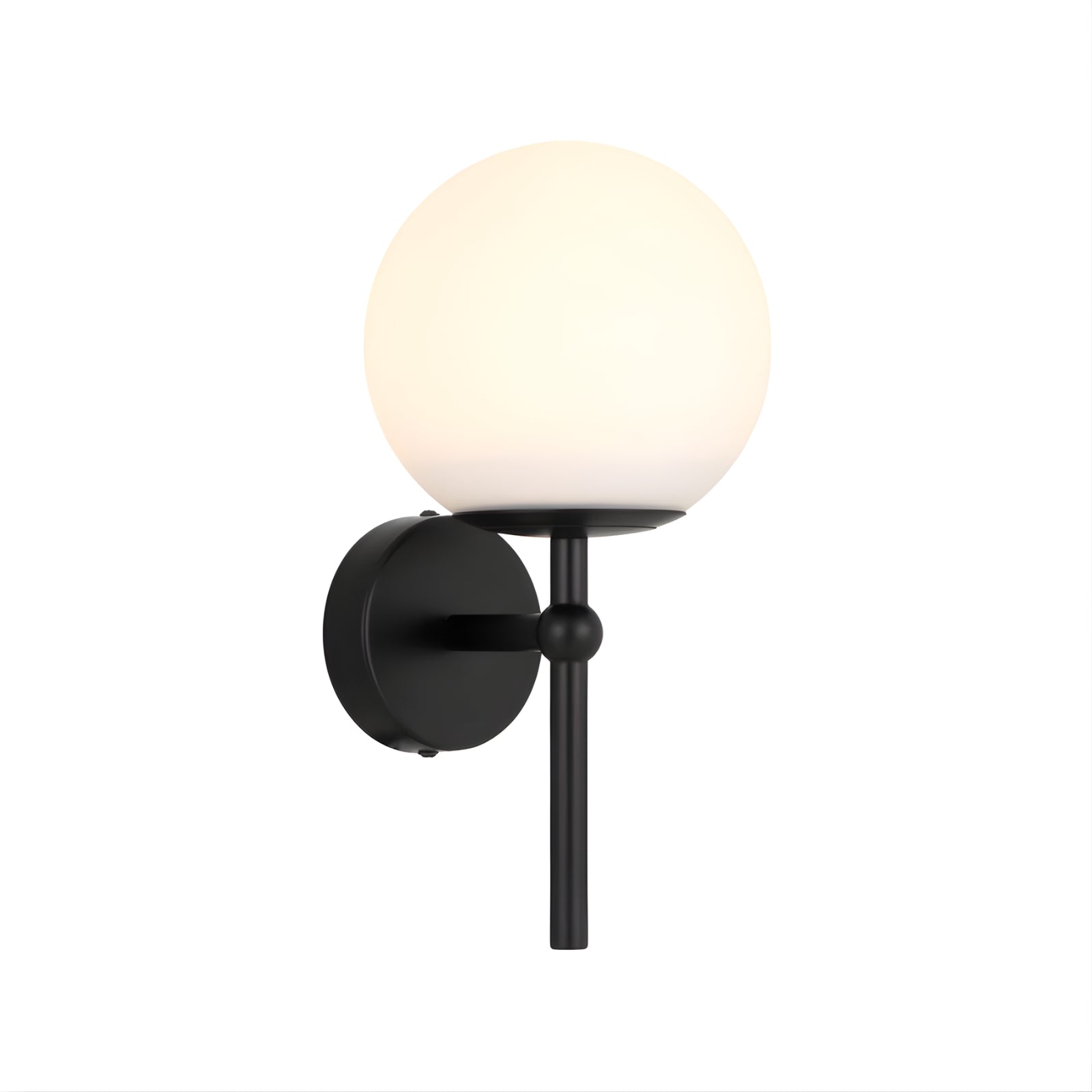 Telbix Eterna 1 Wall Light Black Opal Matte ETERNAWB1-BKOP - The Blue Space