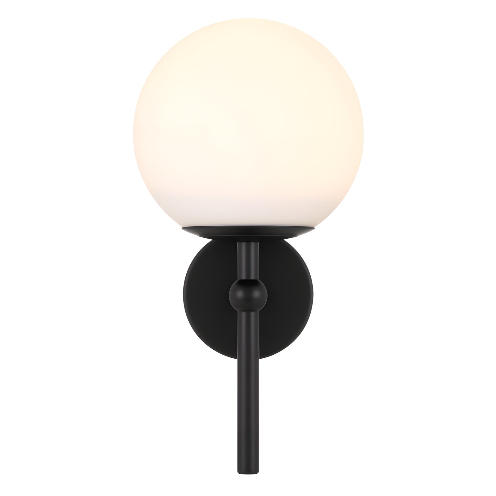 Front Telbix Eterna 1 Wall Light Black Opal Matte ETERNAWB1-BKOP - The Blue Space