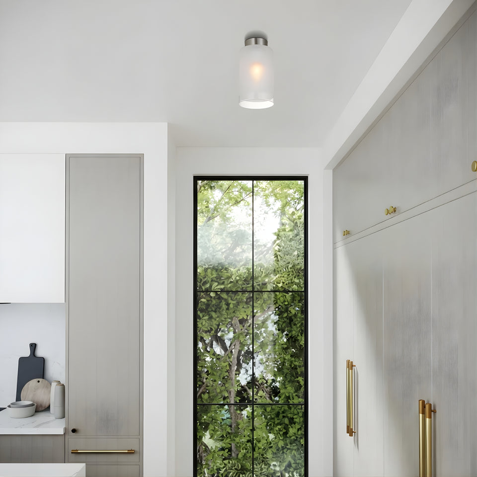 Telbix Fila Batten Fix Ceiling Light Nickel