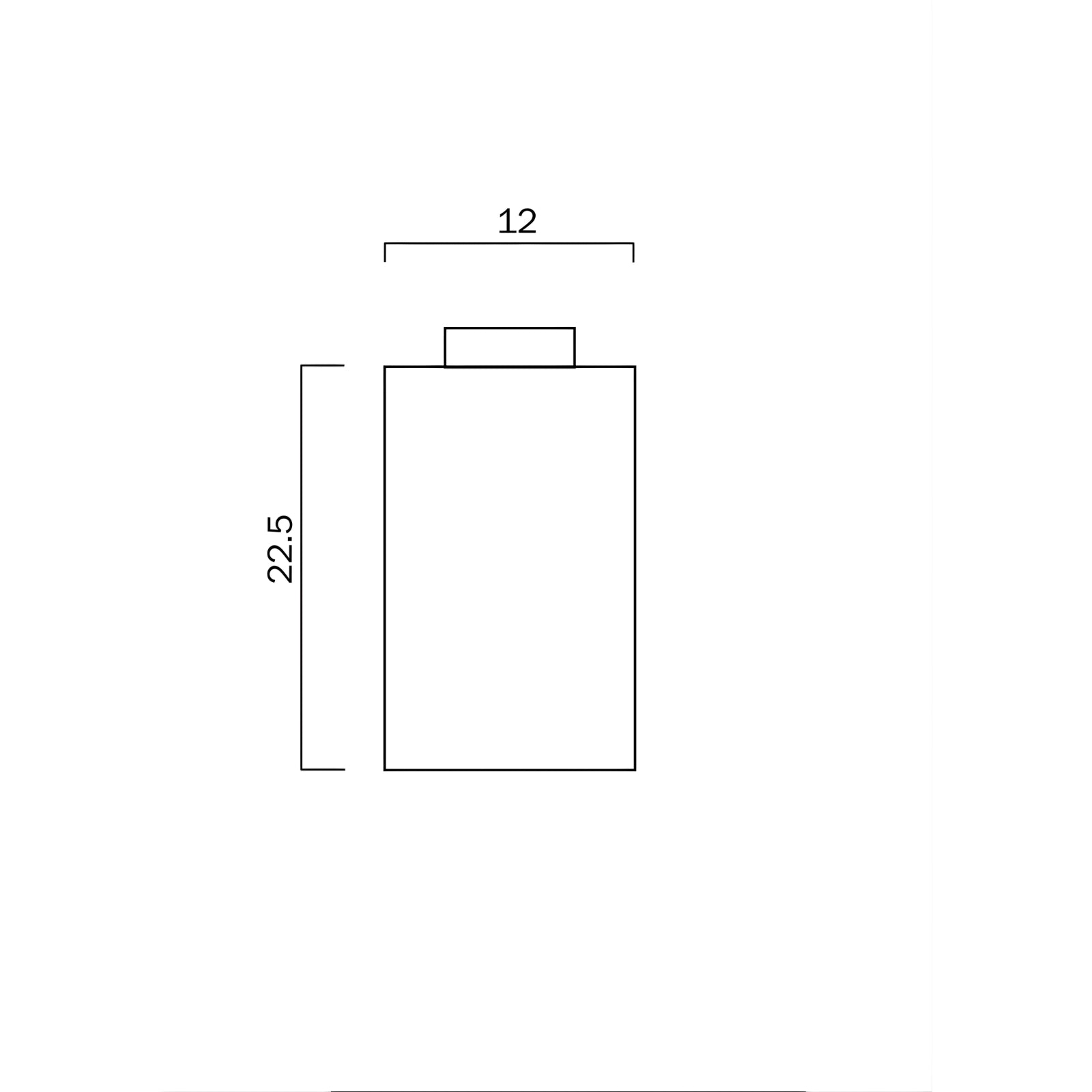 Line Drawing Telbix Fila Batten Fix Ceiling Light Nickel FILABF-FRNK - The Blue Space