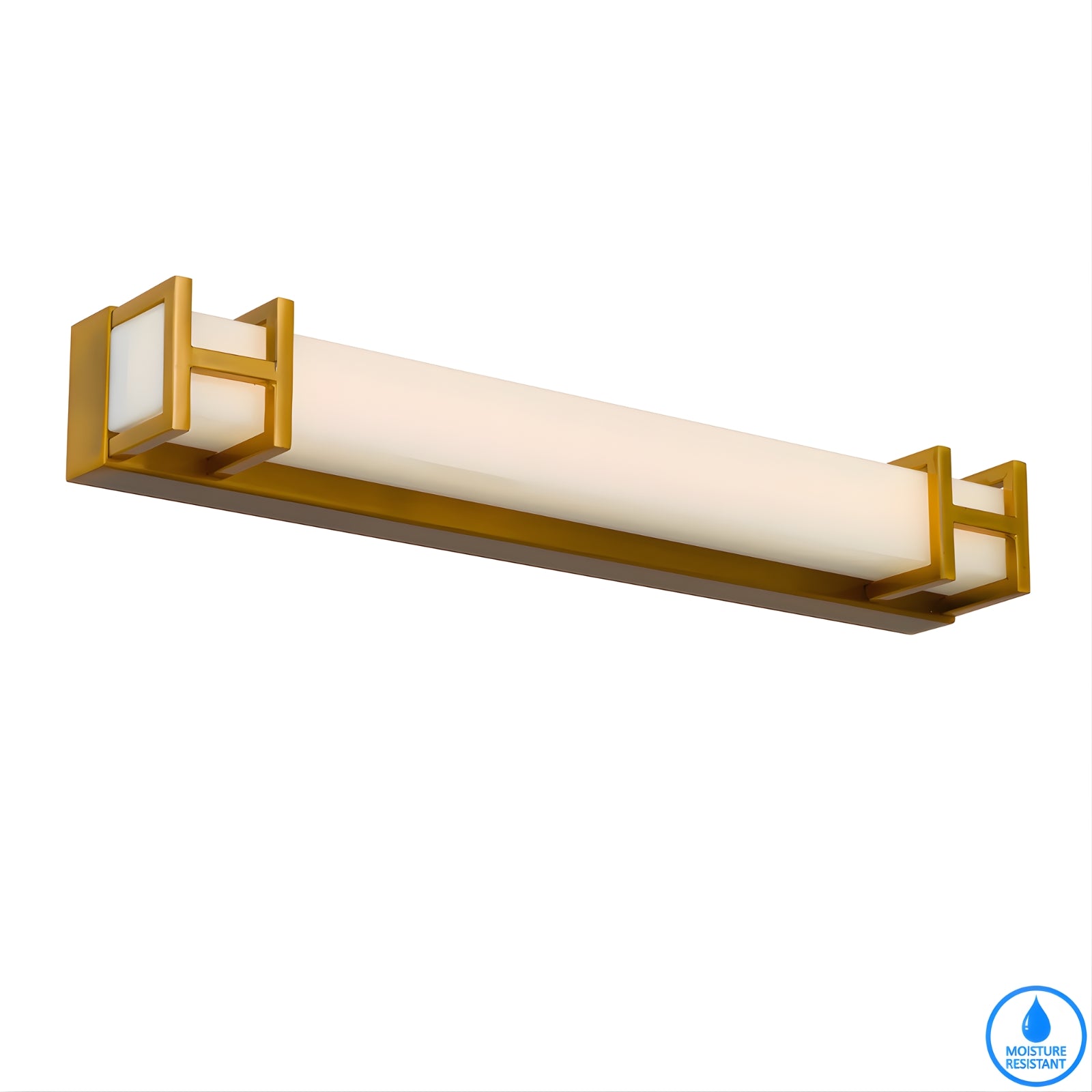Telbix Gilson 40 Vanity Wall Light Antique Gold GILSONWB40-AG3C - The Blue Space