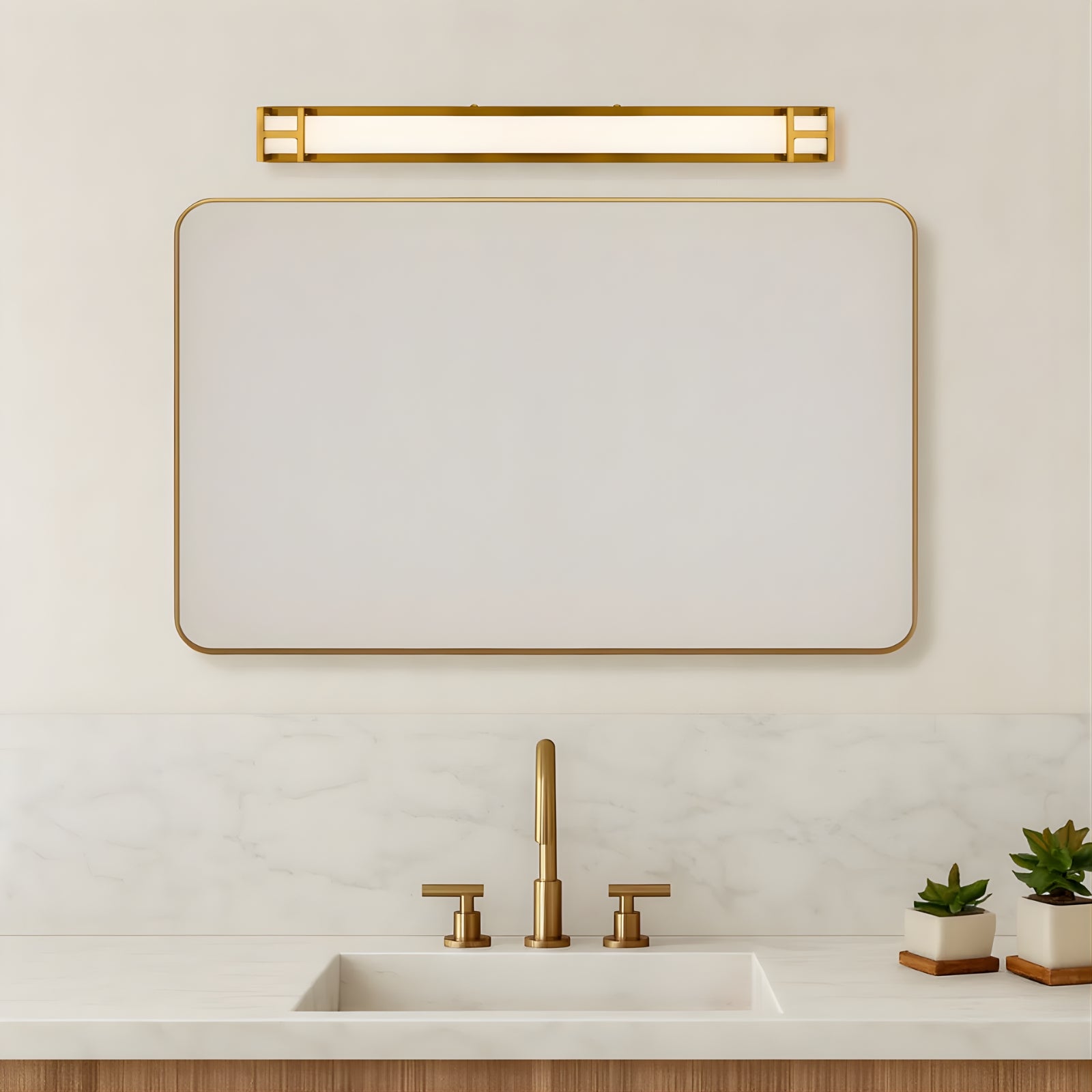 Lifestyle Telbix Gilson 60 Vanity Wall Light Antique Gold GILSONWB60-AG3C - The Blue Space