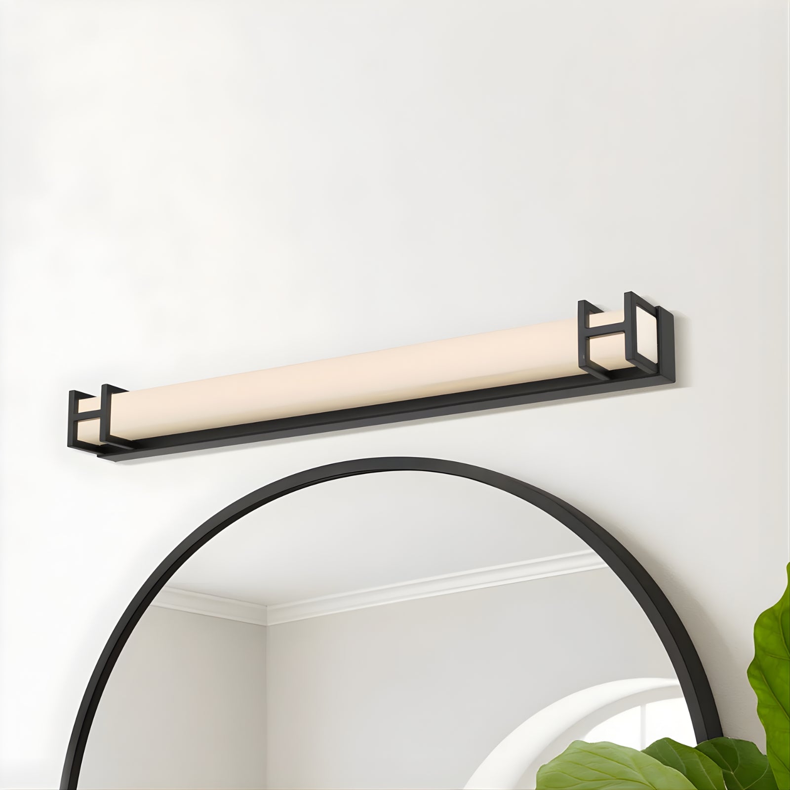 Lifestyle Telbix Gilson 60 Vanity Wall Light Black GILSONWB60-BK3C - The Blue Space