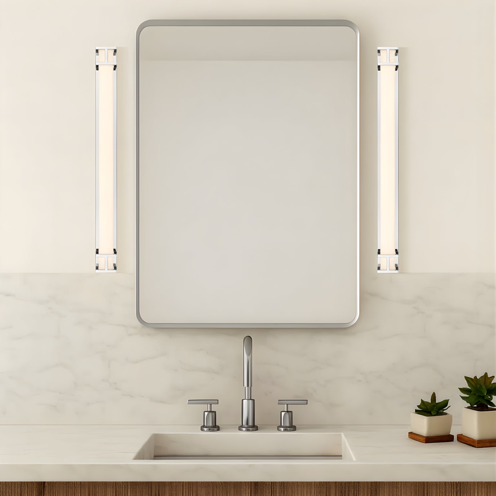 Bathroom Telbix Gilson 60 Vanity Wall Light Chrome GILSONWB60-CH3C - The Blue Space