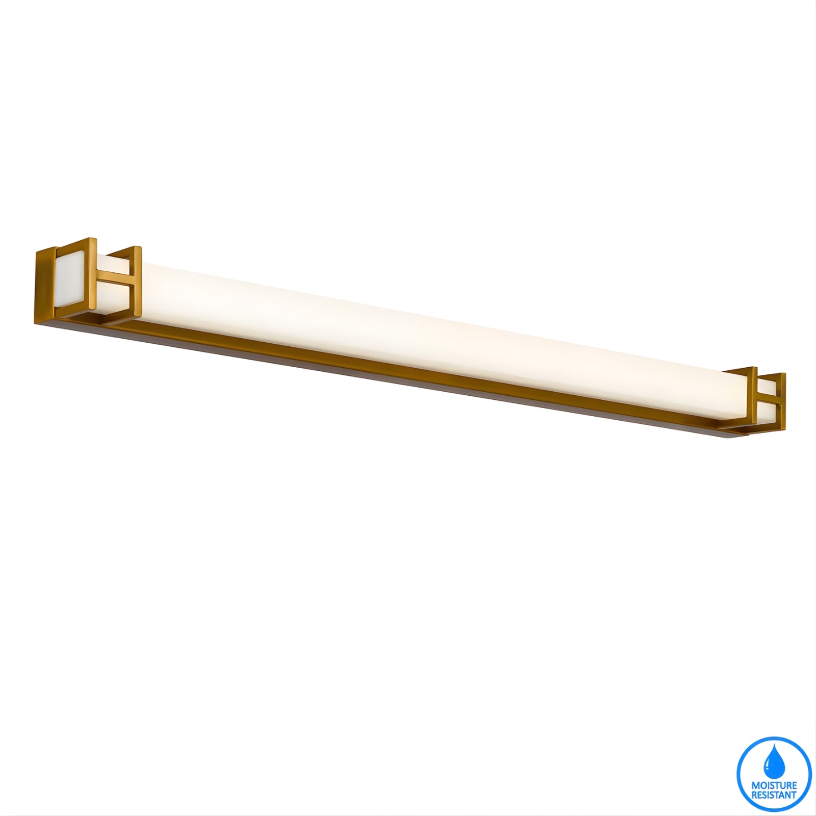 Telbix Gilson 80 Vanity Wall Light Antique Gold GILSONWB80-AG3C - The Blue Space