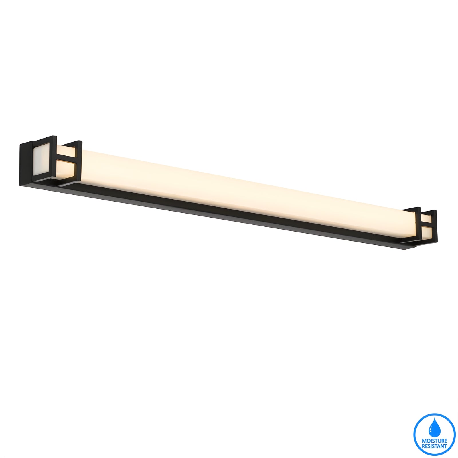 Telbix Gilson 80 Vanity Wall Light Black GILSONWB80-BK3C - The Blue Space