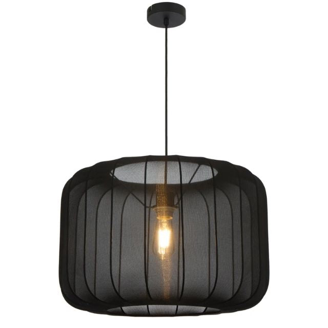 Telbix Jonsel 50cm Pendant E27 Black JONSELPE50-BK - The Blue Space