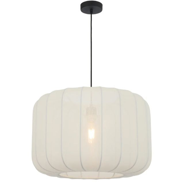 Telbix Jonsel 50cm Pendant E27 White JONSELPE50-WH - The Blue Space