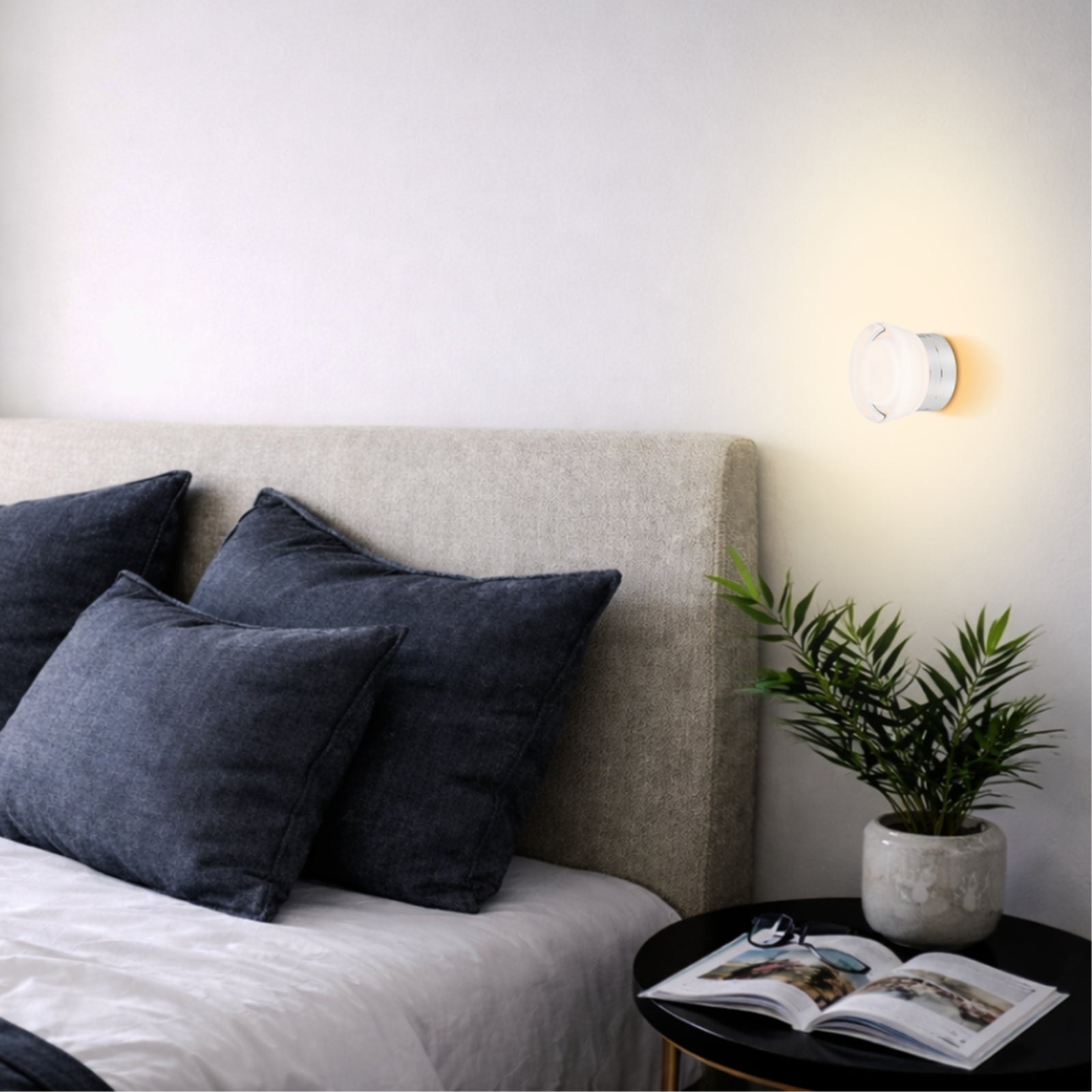 Lifestyle1 Telbix Lomira Wall Light Polished Nickel LOMIRAWB-NK - The Blue Space