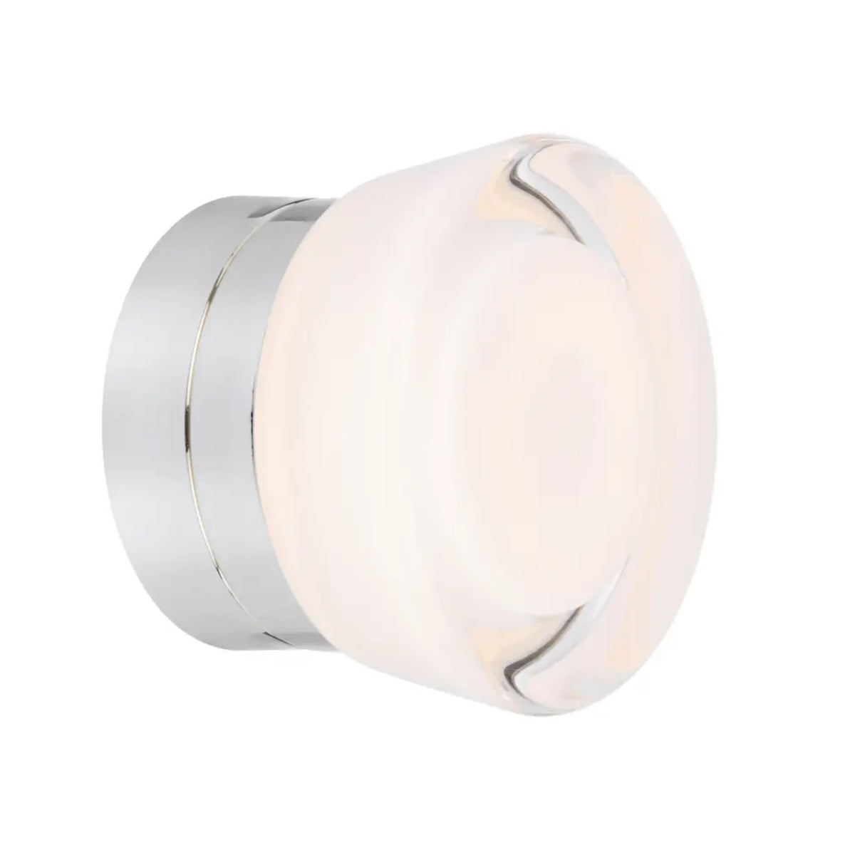 Single Telbix Lomira Wall Light Polished Nickel LOMIRAWB-NK - The Blue Space