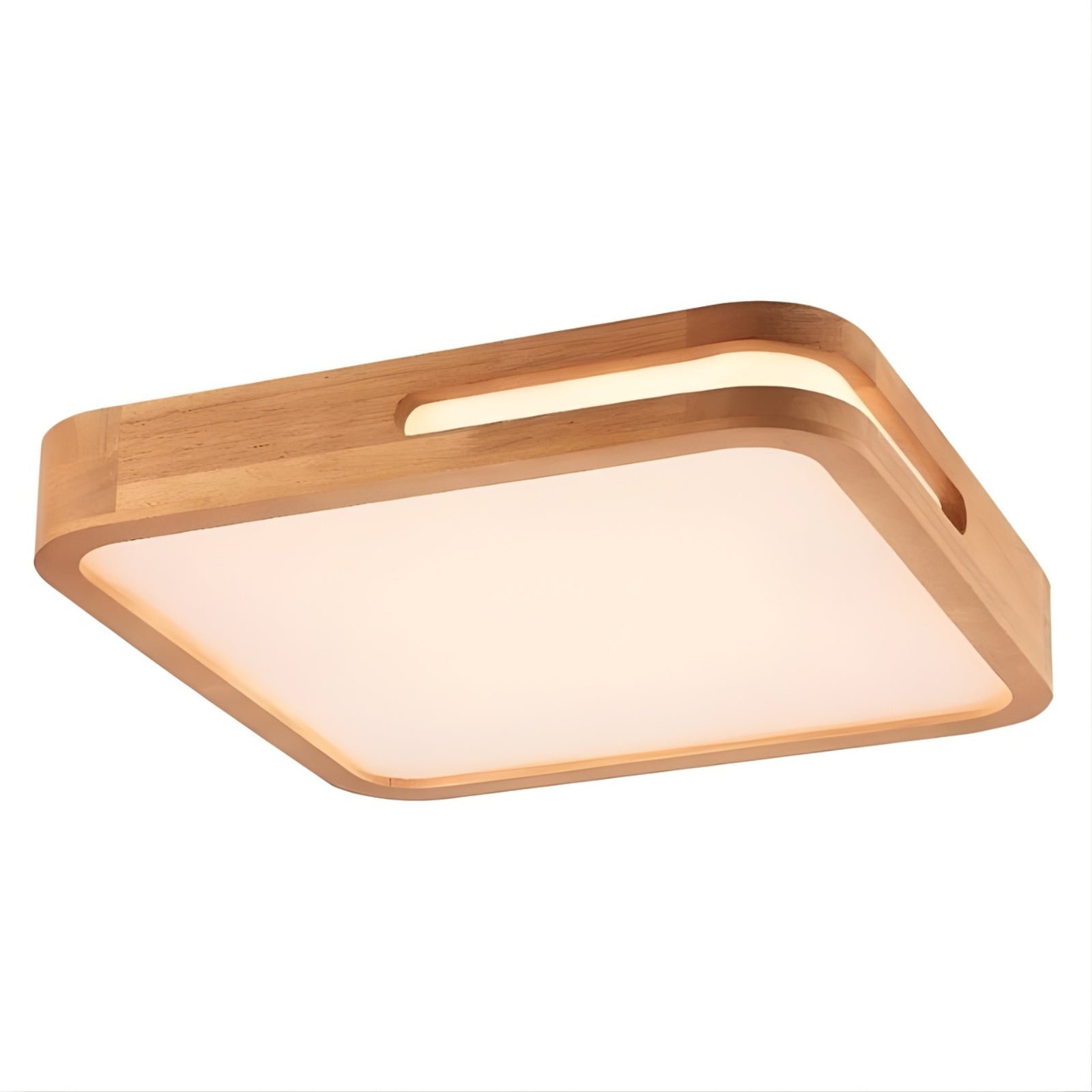 Angle Telbix Lyric 36W Led Oyster Teak LYRICOY50-WD3C - The Blue Space