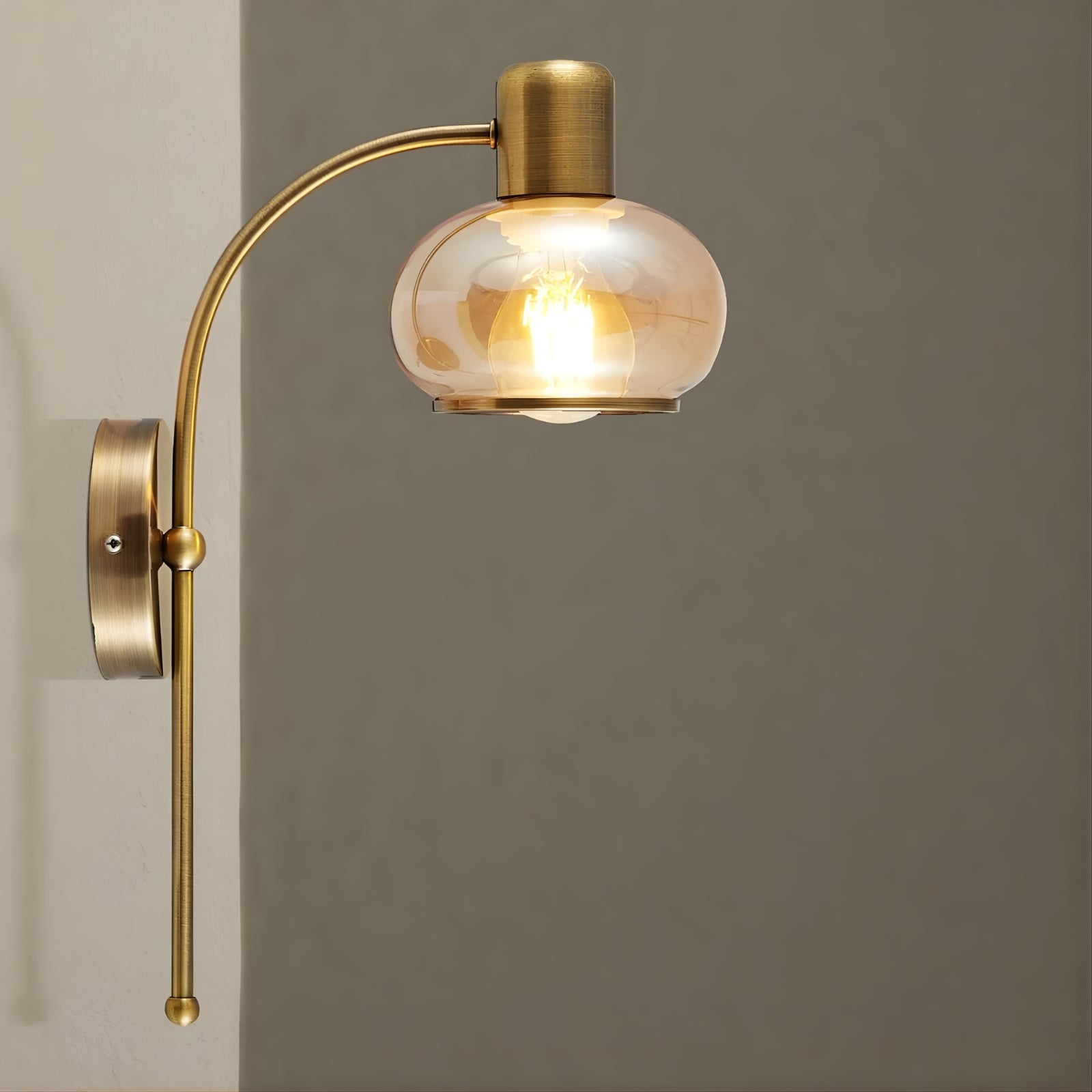 Lifestyle Telbix Marbell Wall Light E27 Brass MARBELLWB-ABAM - The Blue Space
