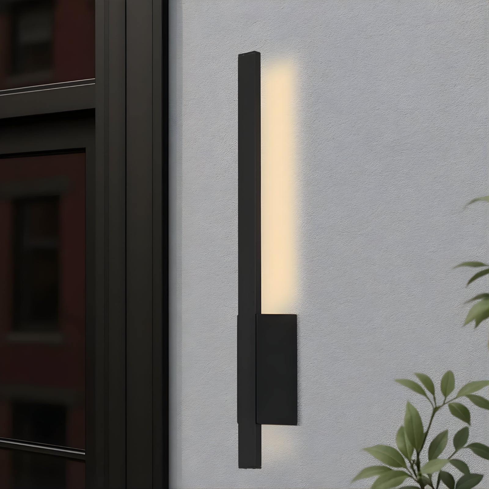 Lifestyle Telbix Masto Exterior Wall Light LED Black MASTOWB1-BK83 - The Blue Space