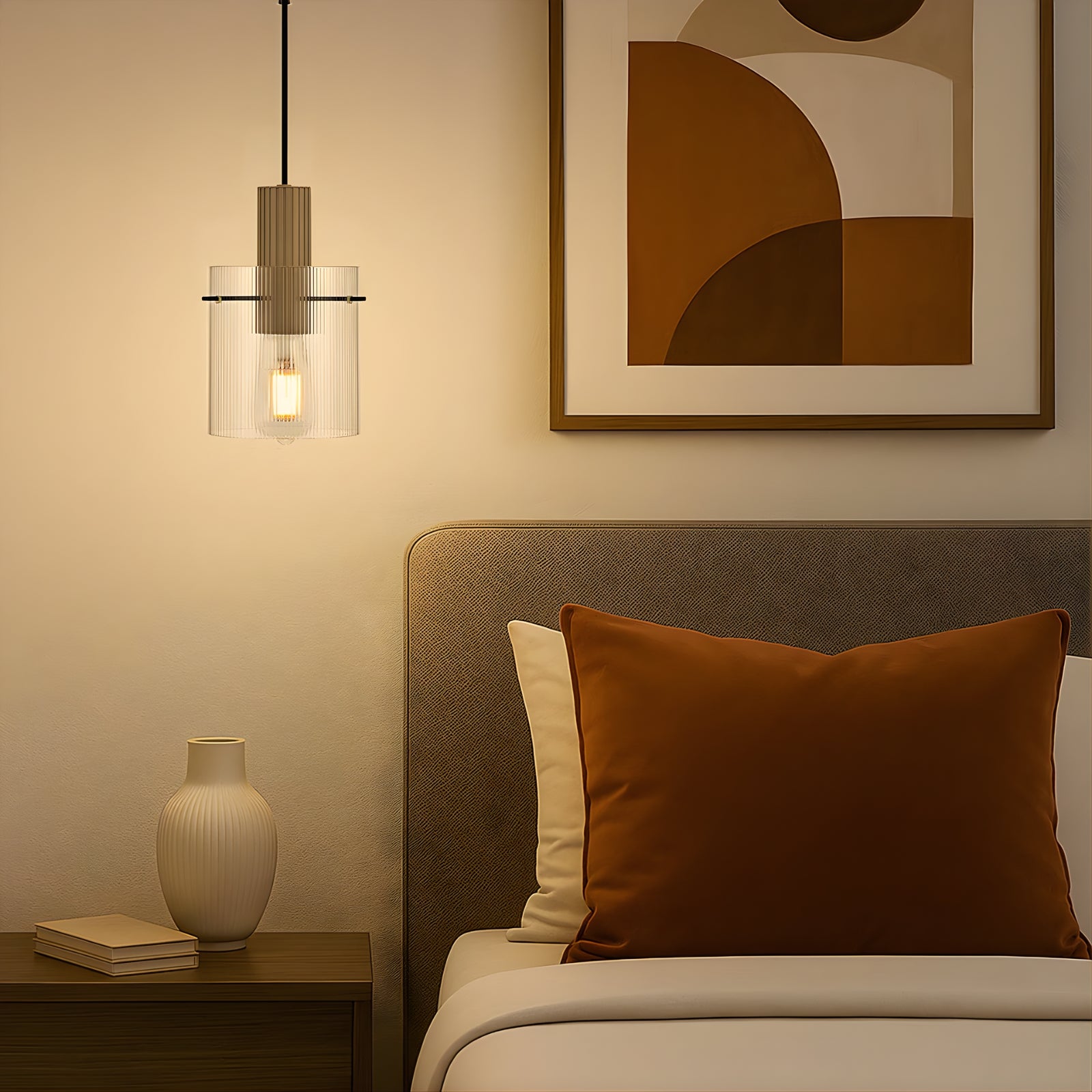 Lifestyle Telbix Mika 14cm Pendant Light Grey MIKAPE14-GY - The Blue Space