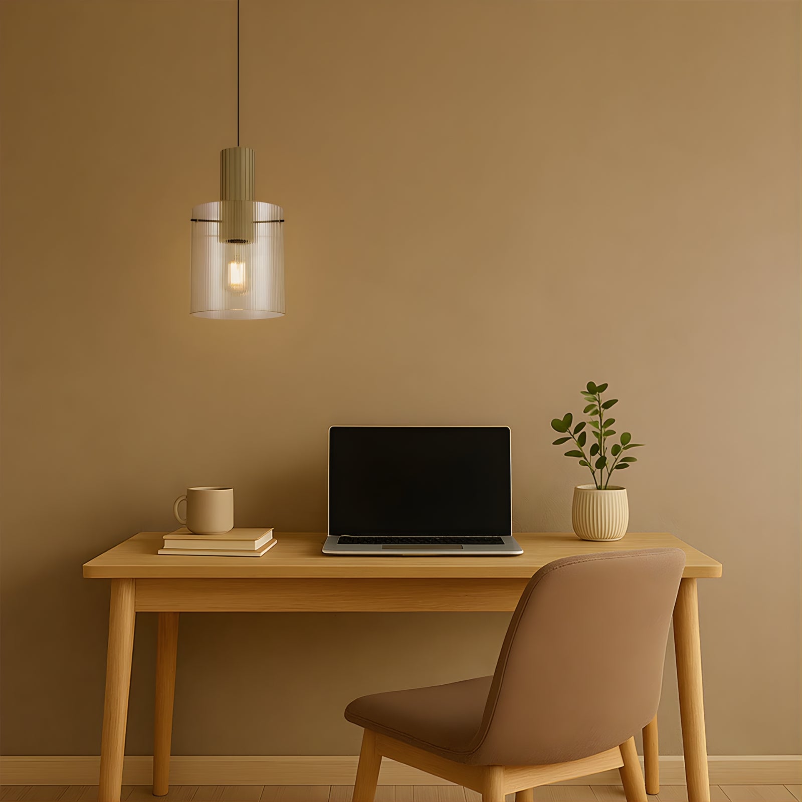Lifestyle Telbix Mika 18cm Pendant Light Grey MIKAPE18-GY - The Blue Space