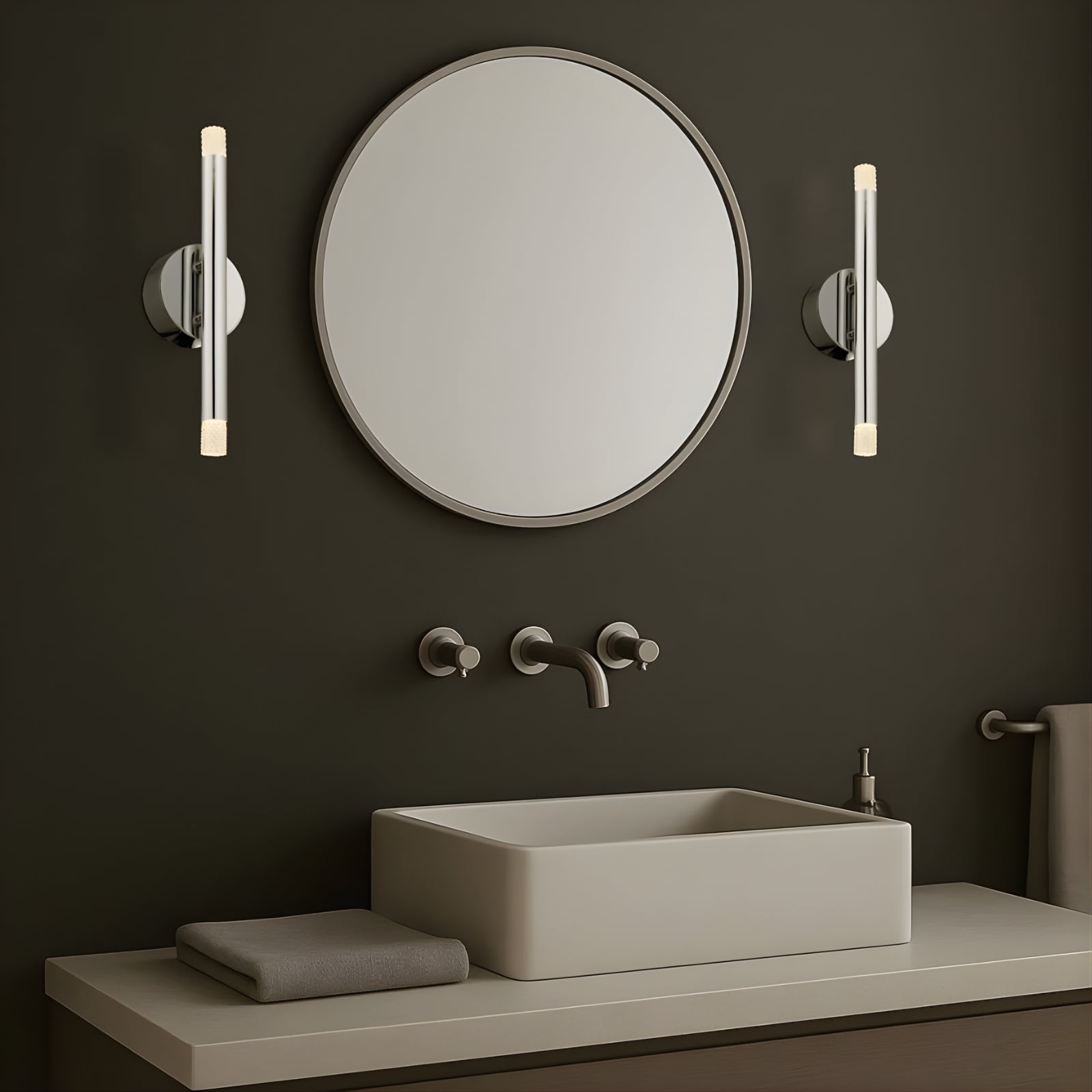 Bathroom Telbix Milazo 2 Wall Light Chrome MILAZOWB2-CH3K - The Blue Space