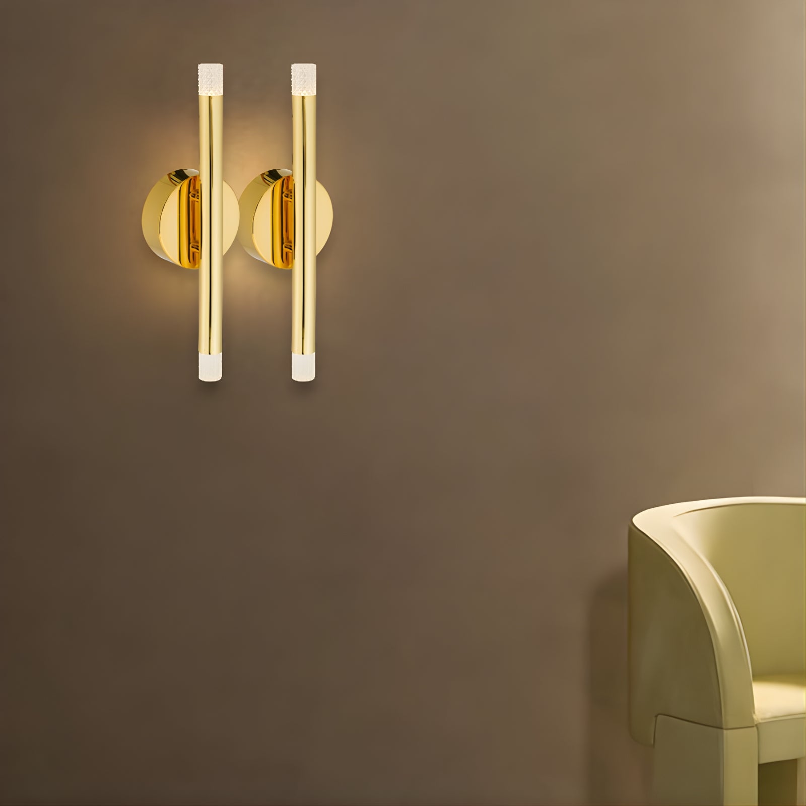 Double Telbix Milazo 2 Wall Light Gold MILAZOWB2-GD3K - The Blue Space