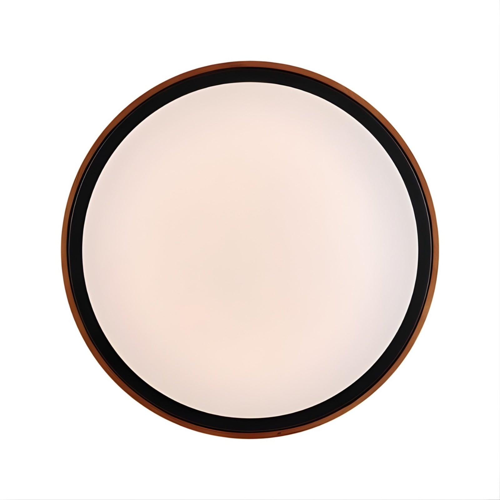 Front Telbix Orlin 12W Led Oyster Walnut ORLINOY30-WD3C - The Blue Space