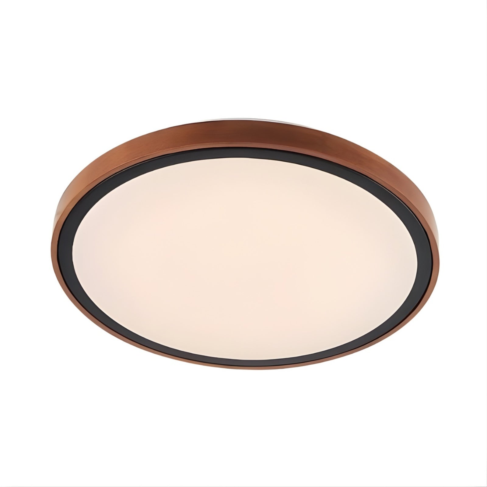 Telbix Orlin 24W Led Oyster Walnut ORLINOY42-WD3C - The Blue Space