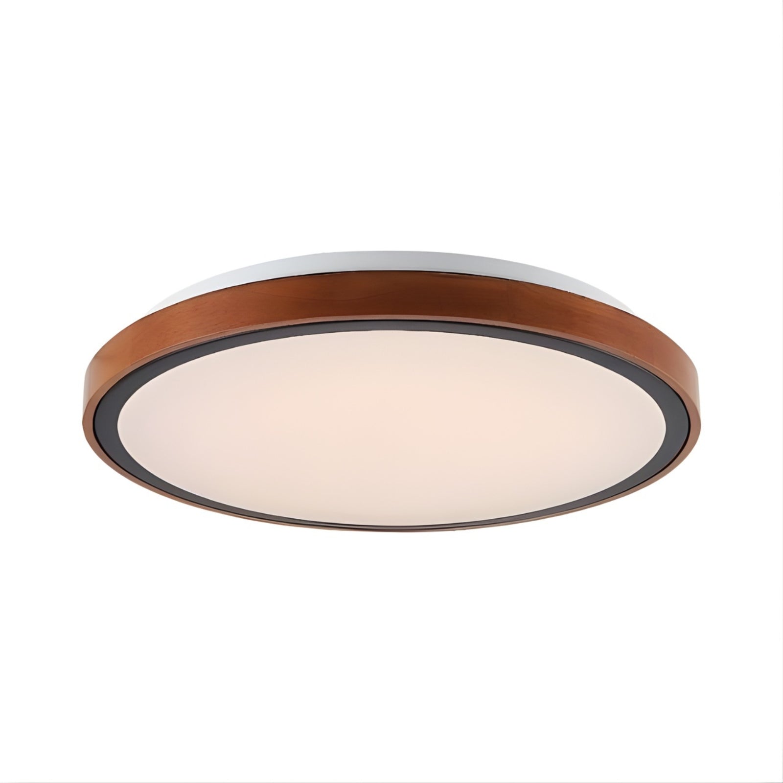 Angle Telbix Orlin 24W Led Oyster Walnut ORLINOY42-WD3C - The Blue Space