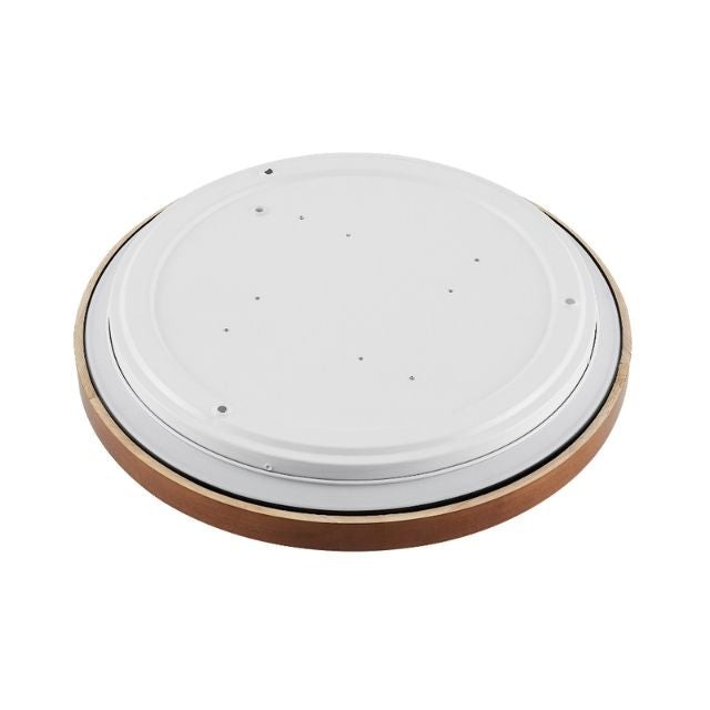 Back Telbix Orlin 24W Led Oyster Walnut ORLINOY42-WD3C - The Blue Space