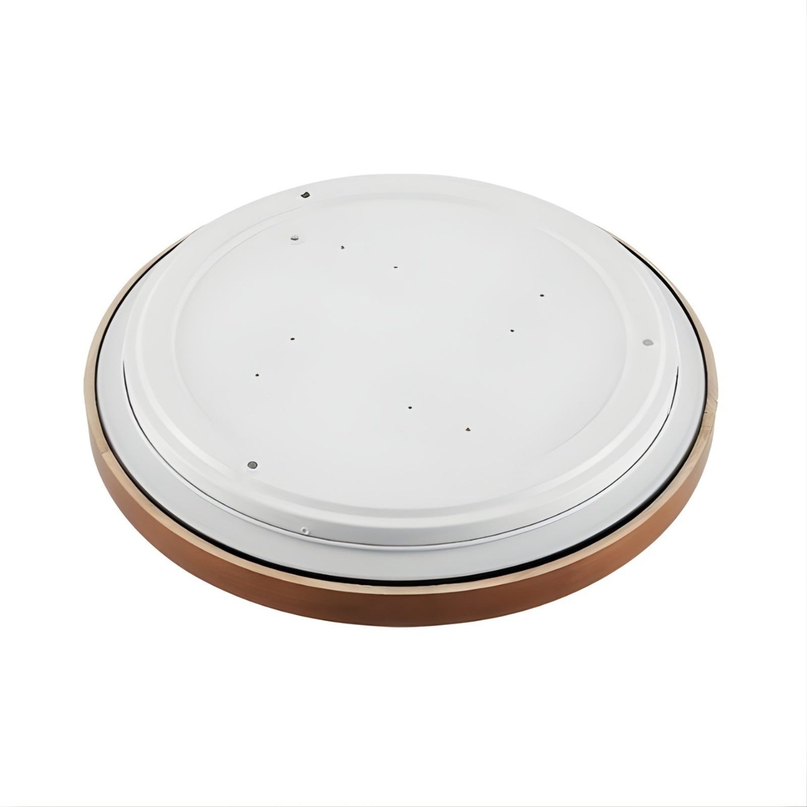 Back Telbix Orlin 24W Led Oyster Walnut ORLINOY42-WD3C - The Blue Space