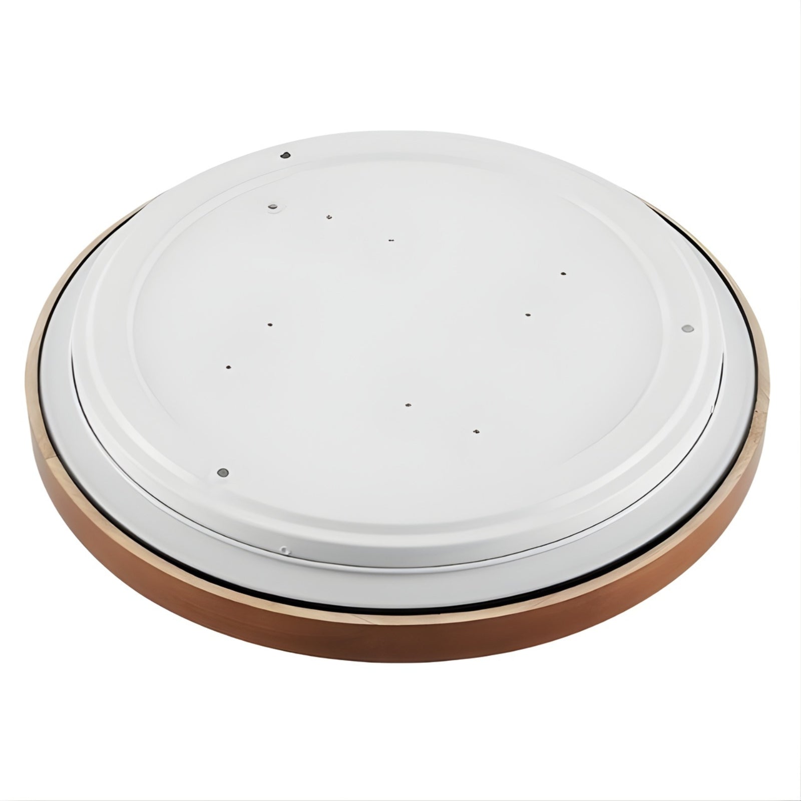 Back Telbix Orlin 36W Led Oyster Walnut ORLINOY50-WD3C - The Blue Space