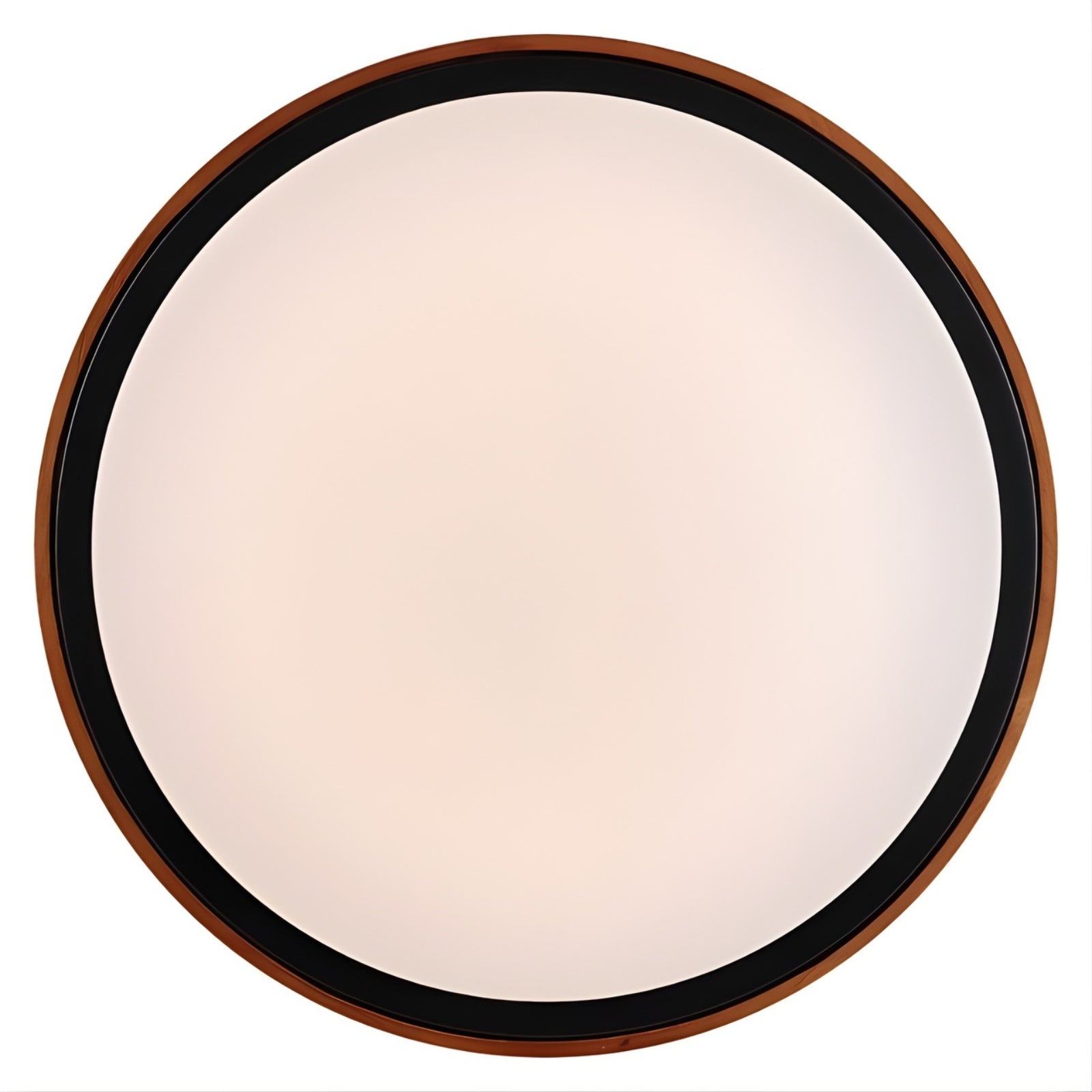 Front Telbix Orlin 36W Led Oyster Walnut ORLINOY50-WD3C - The Blue Space