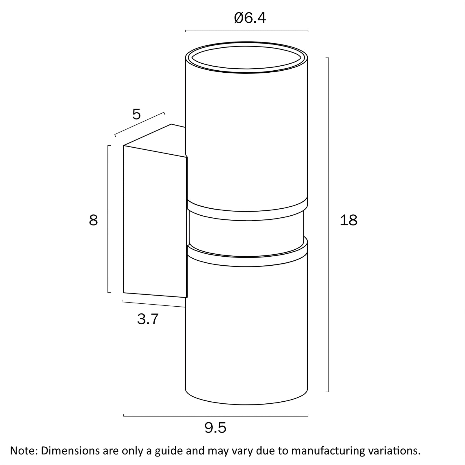 Line Drawing Telbix Sarnel Wall Light Brass SARNELEX2-BRS - The Blue Space