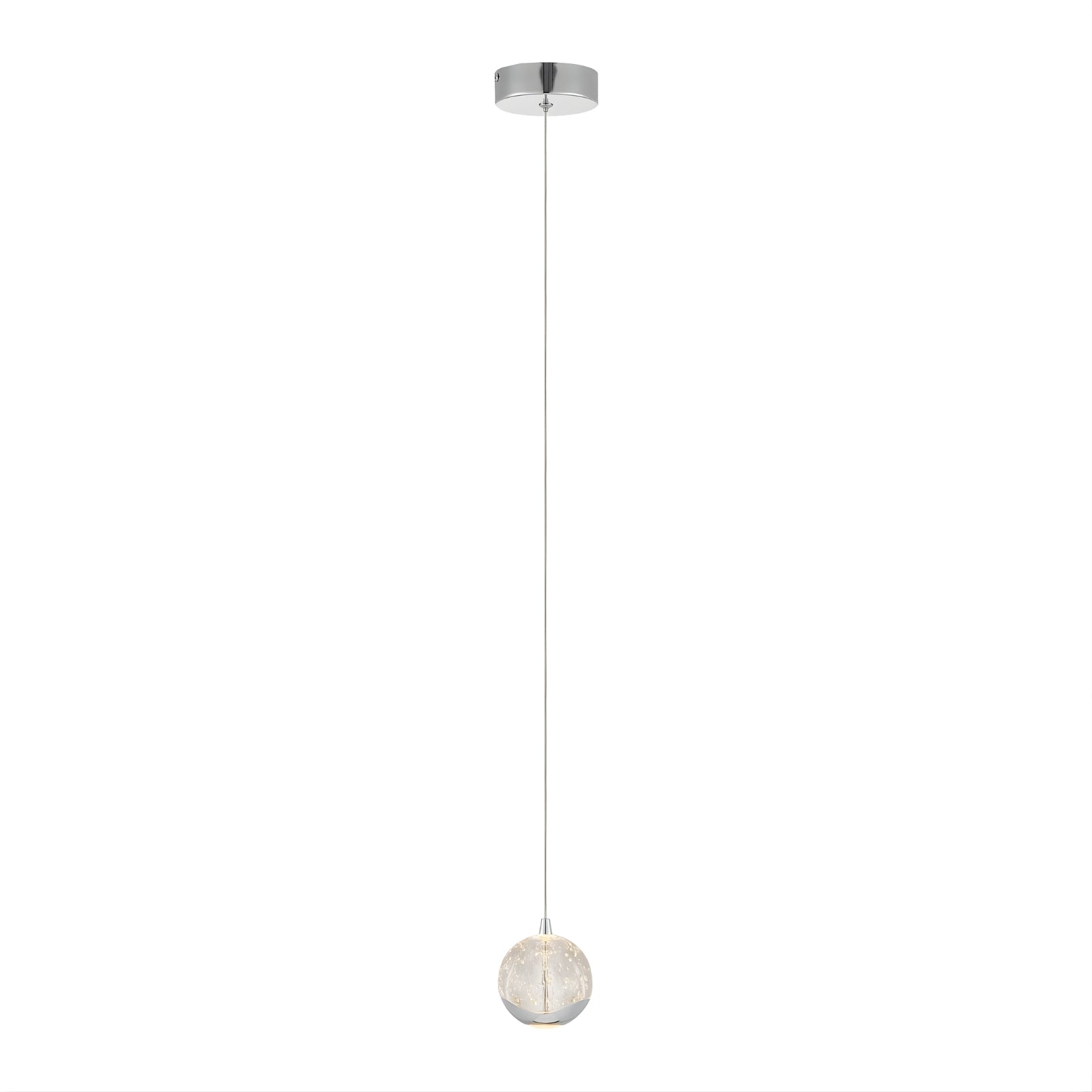 Telbix Segovia 1 Pendant Light Chrome SEGOVIAPE1-CH - The Blue Space