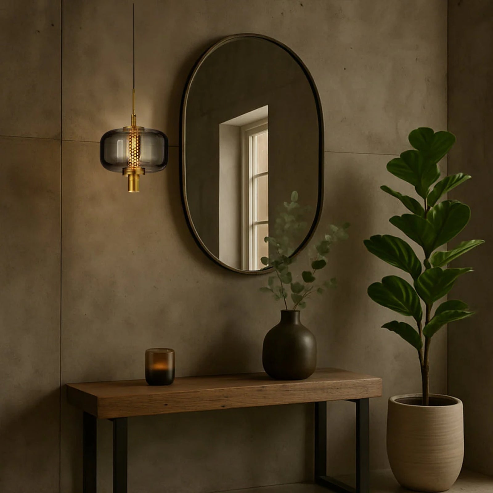 Lifestyle Telbix Volen 1 Pendant Light Black VOLENPE1-BKSM - The Blue Space