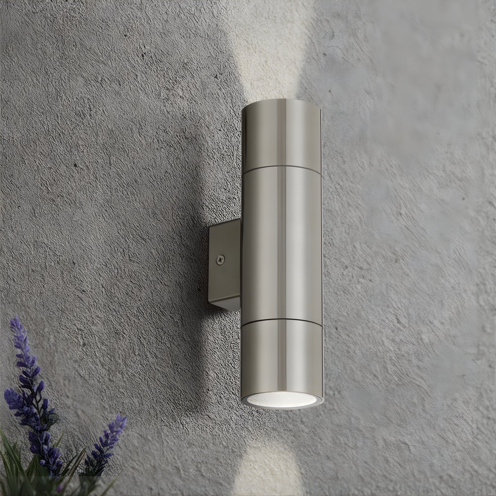 Lifestyle Telbix Walsh Wall light Stainless Steel WALSHEX2-SS - The Blue Space
