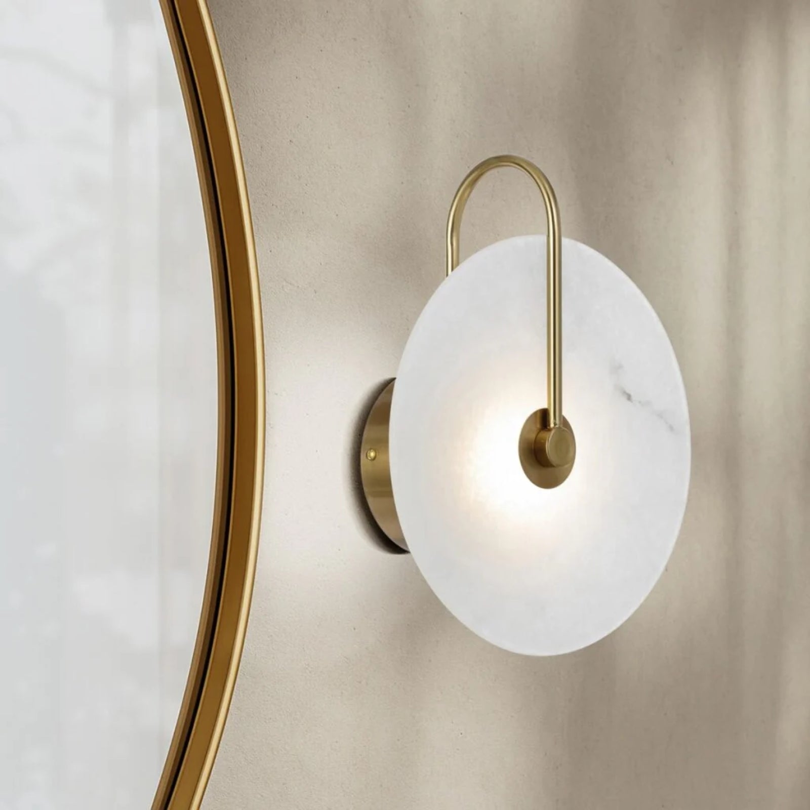 Lifestyle Telbix Zonder 5W LED Wall light Antique Gold TBS-ZONDERWB-AG - The Blue Space